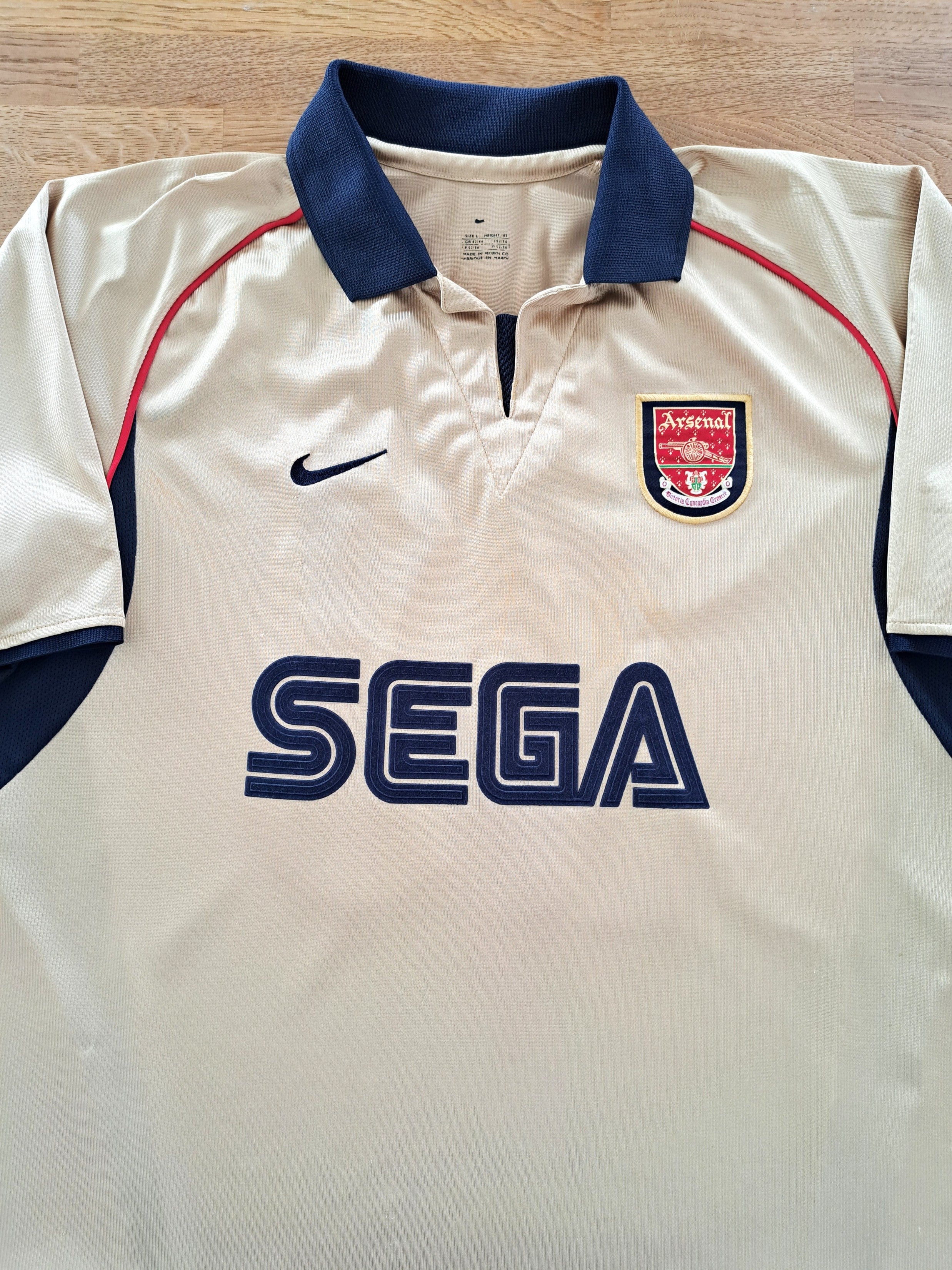 2001/02 Arsenal Away Premier League Football Shirt