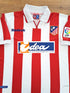2000/01 Atlético Madrid Home La Liga Football Shirt