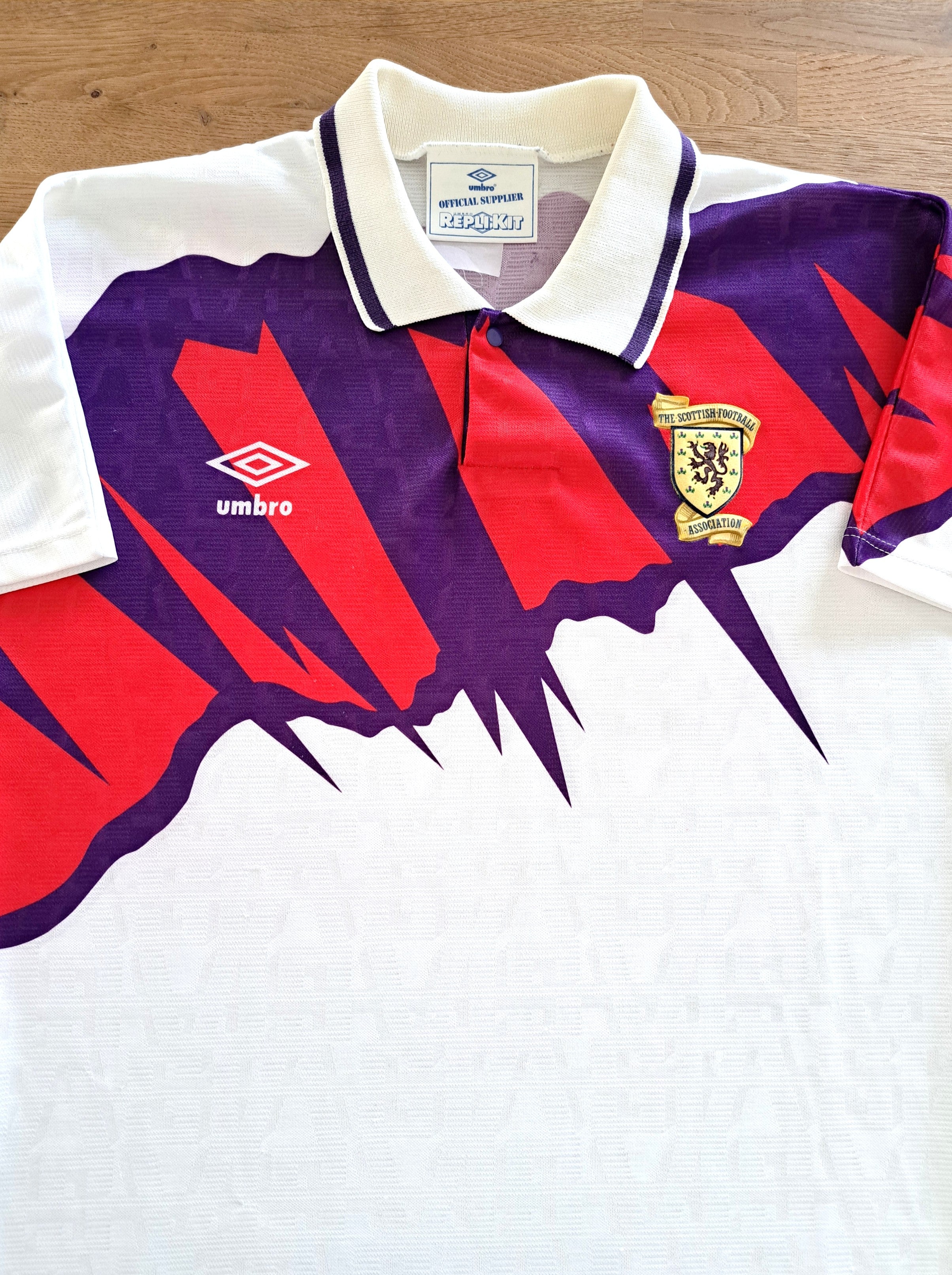 1991/92 Scotland Away Football Shirt