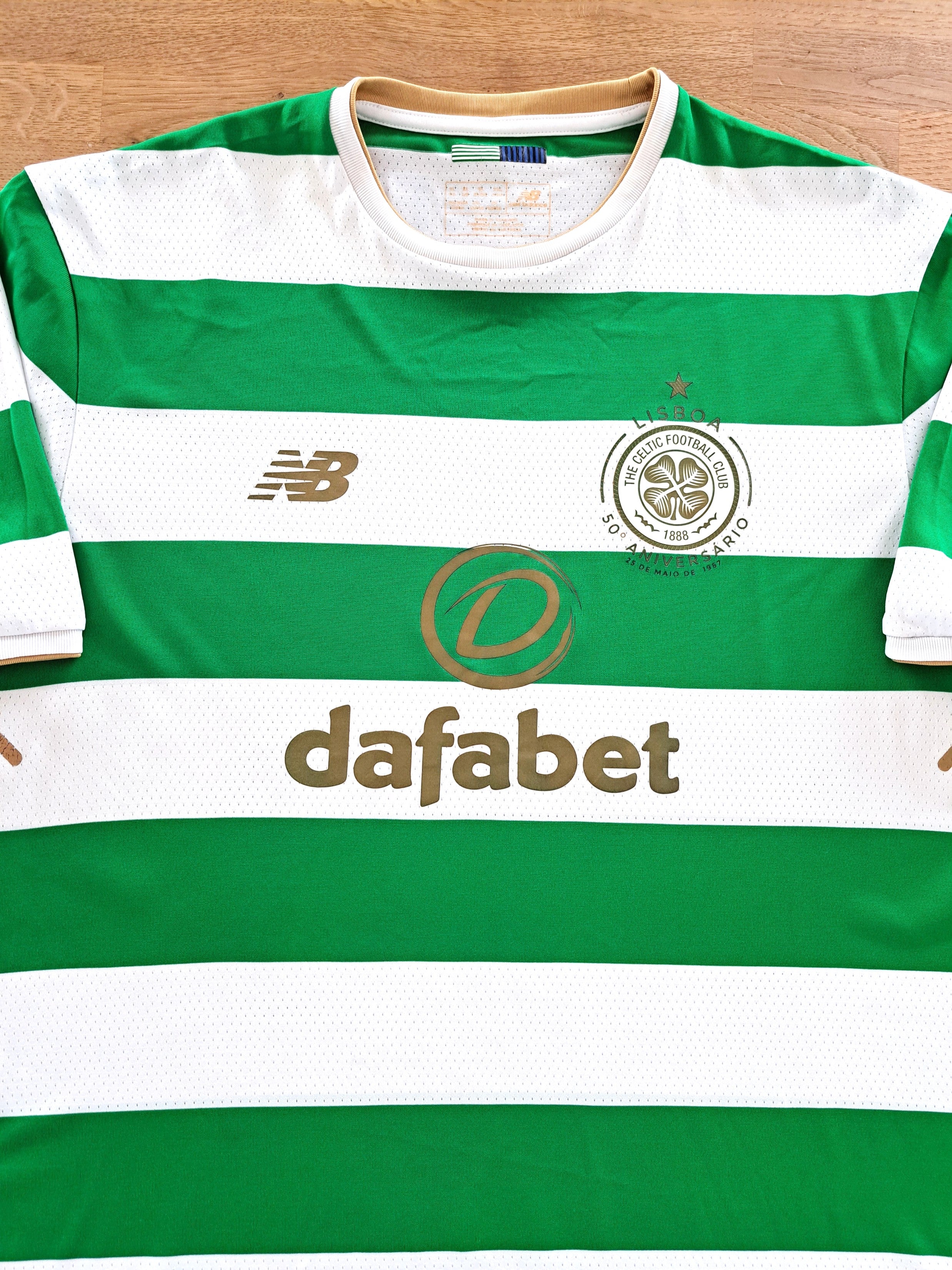 2017/18 Celtic Home 'Lisbon Lions 50th Anniversary' Football Shirt