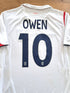 2005/06 England Home Football Shirt Owen #10
