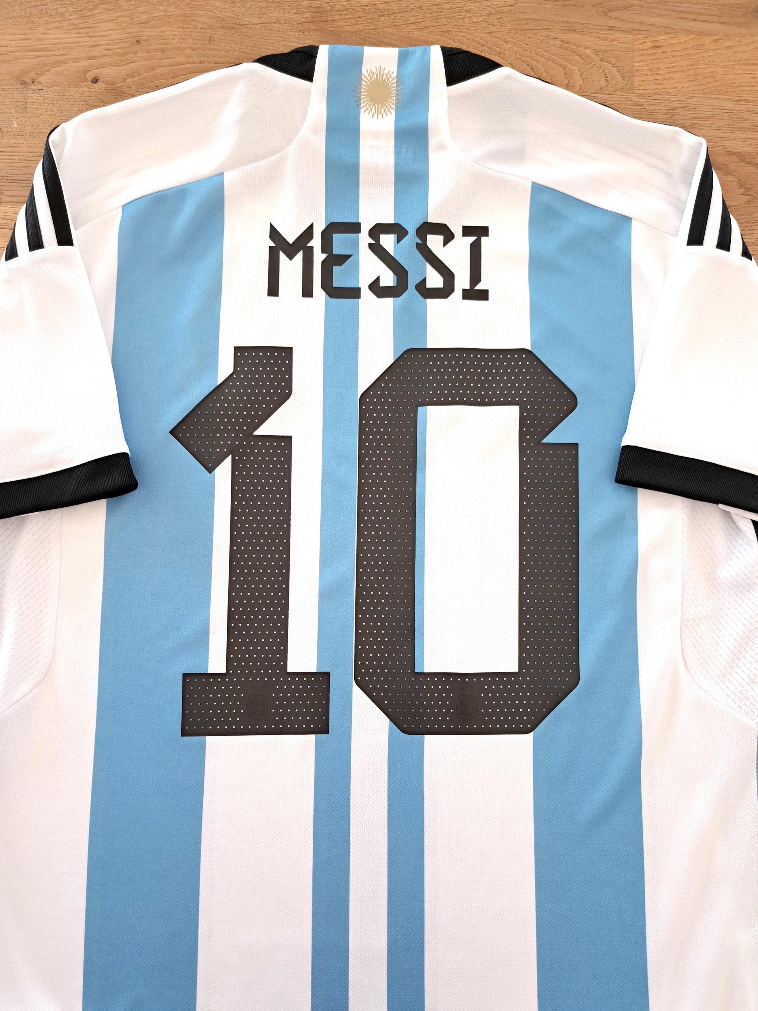 2022 Argentina Home Football Shirt Messi #10