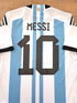 2022 Argentina Home Football Shirt Messi #10