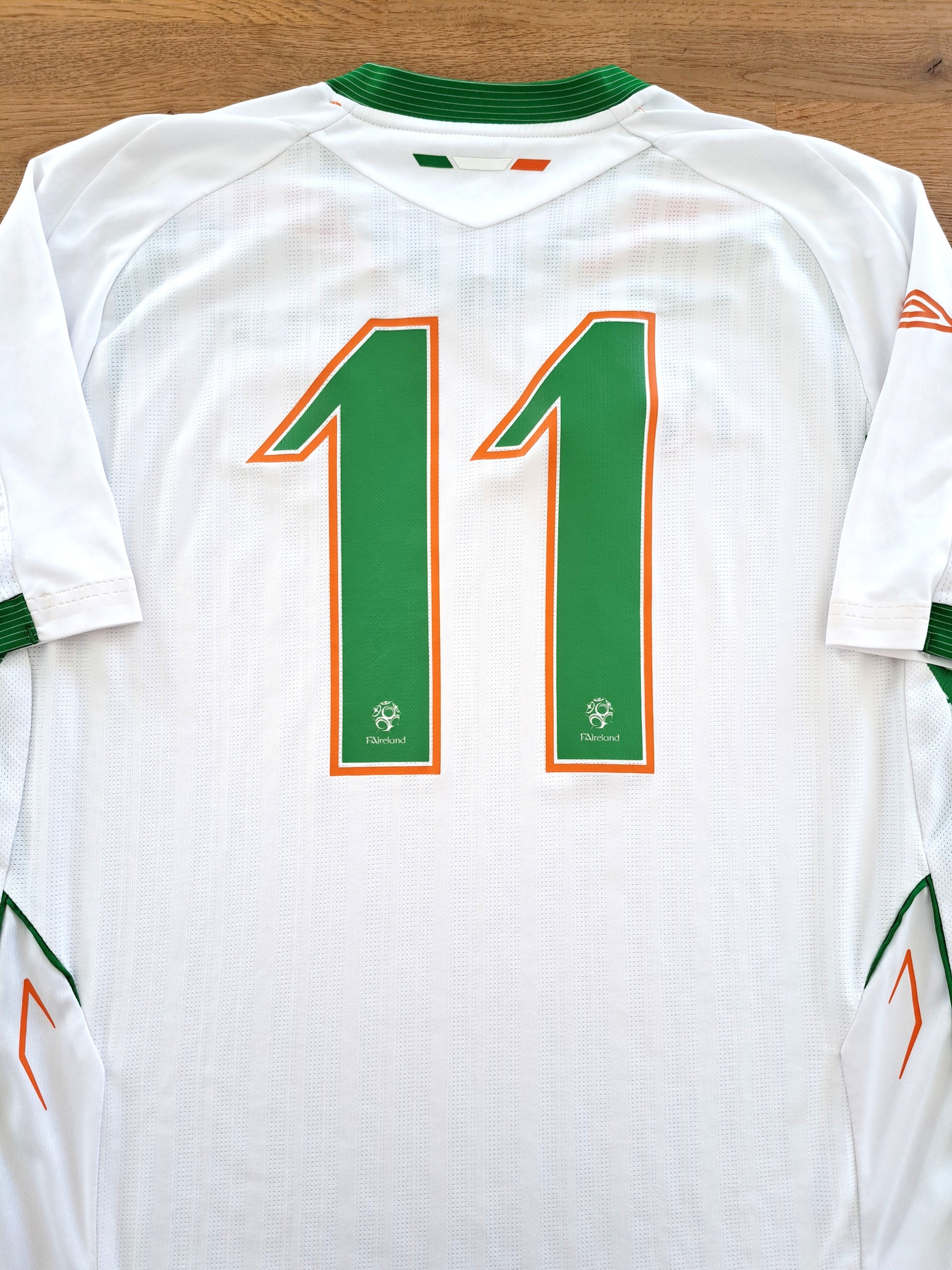 2007 Republic of Ireland Away 'Military Games' Football Shirt #11