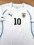 2010/11 Uruguay Away Football Shirt Forlan #10