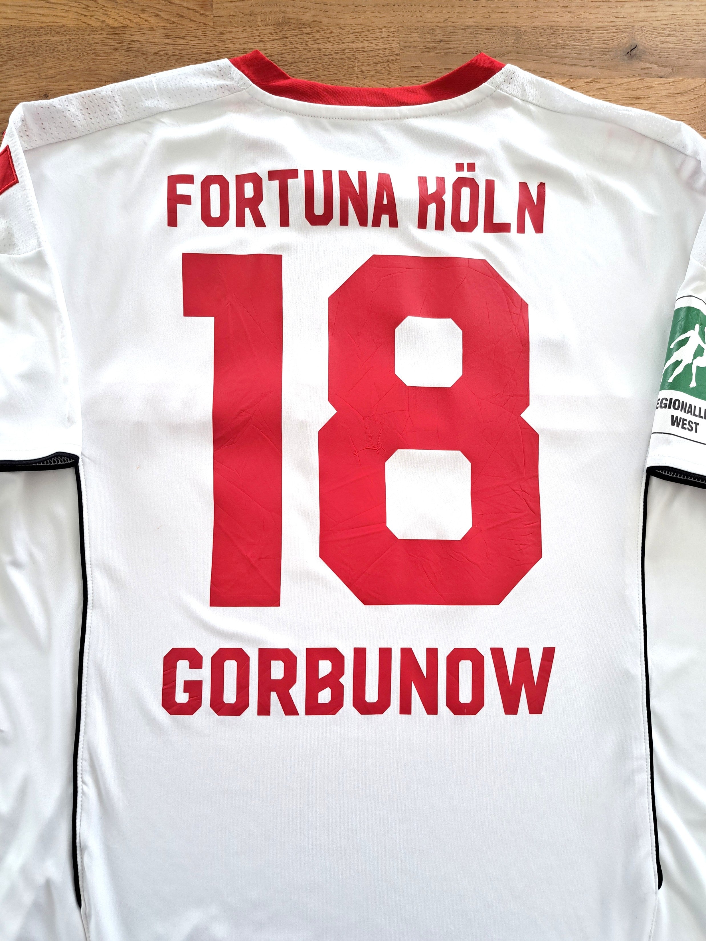 2019/20 Fortuna Köln Home Football Shirt Gorbunow #18