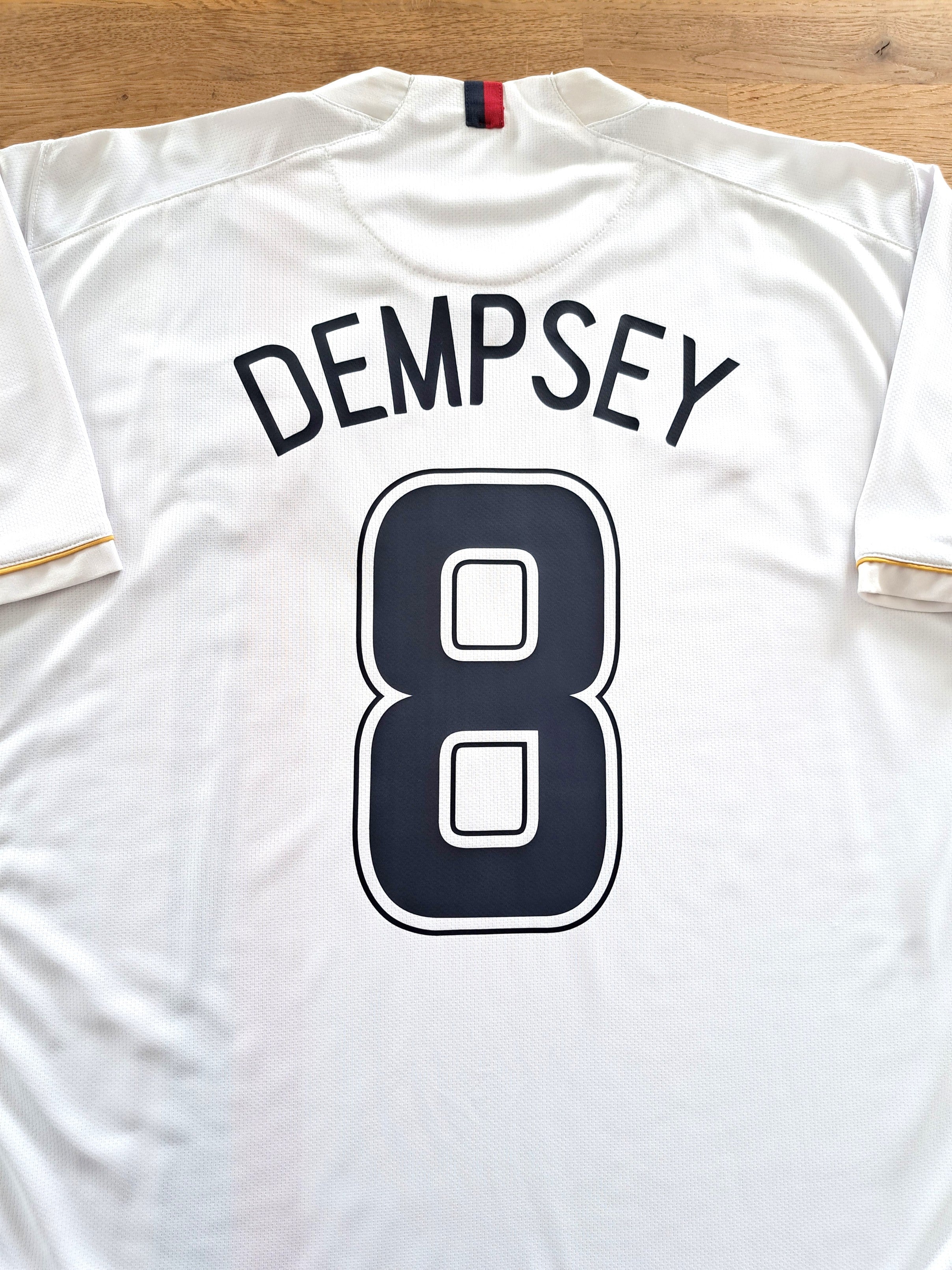 2006/07 USA Home Football Shirt Dempsey #8