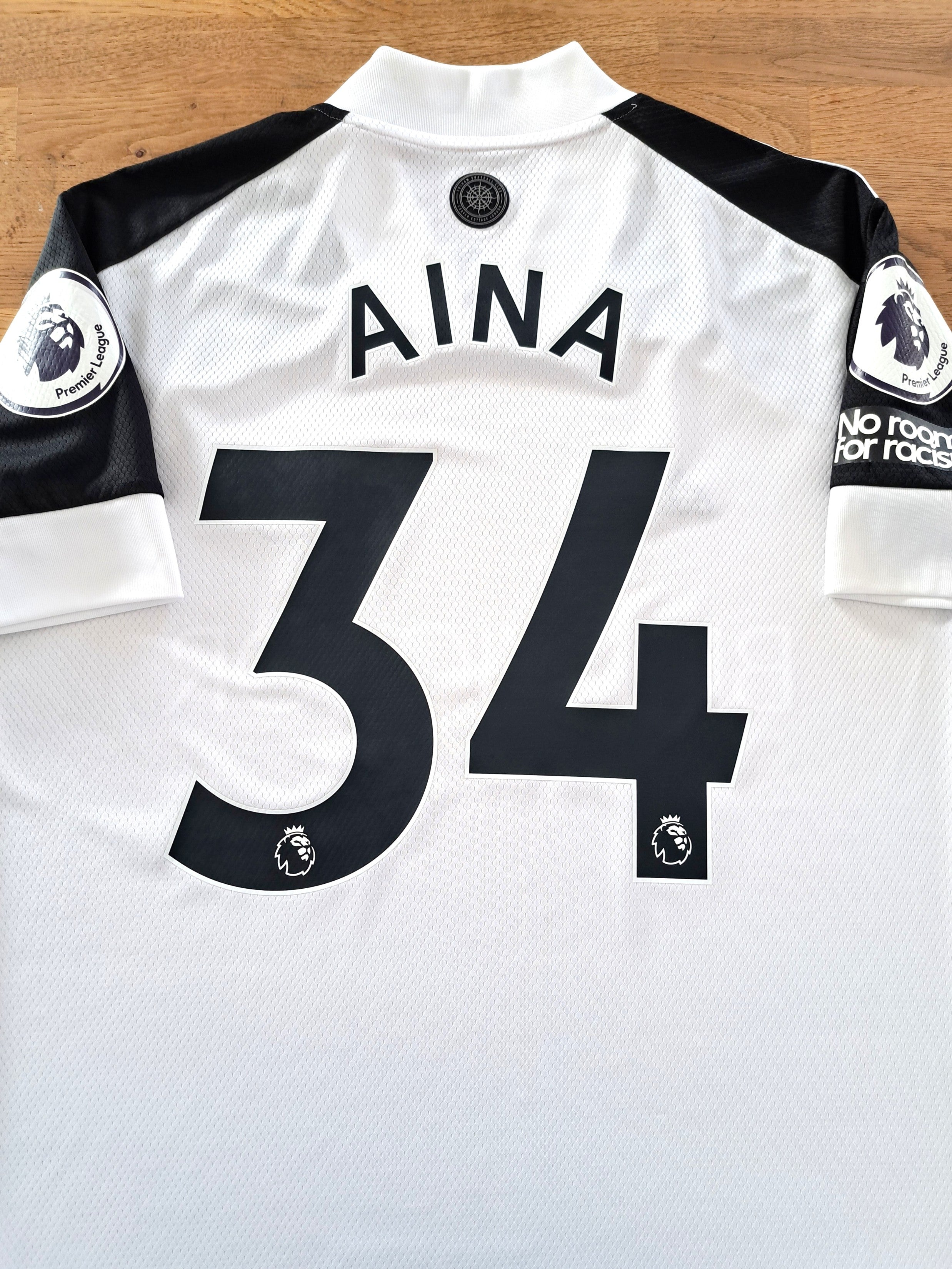 2020/21 Fulham Home Premier League Football Shirt Aina #34