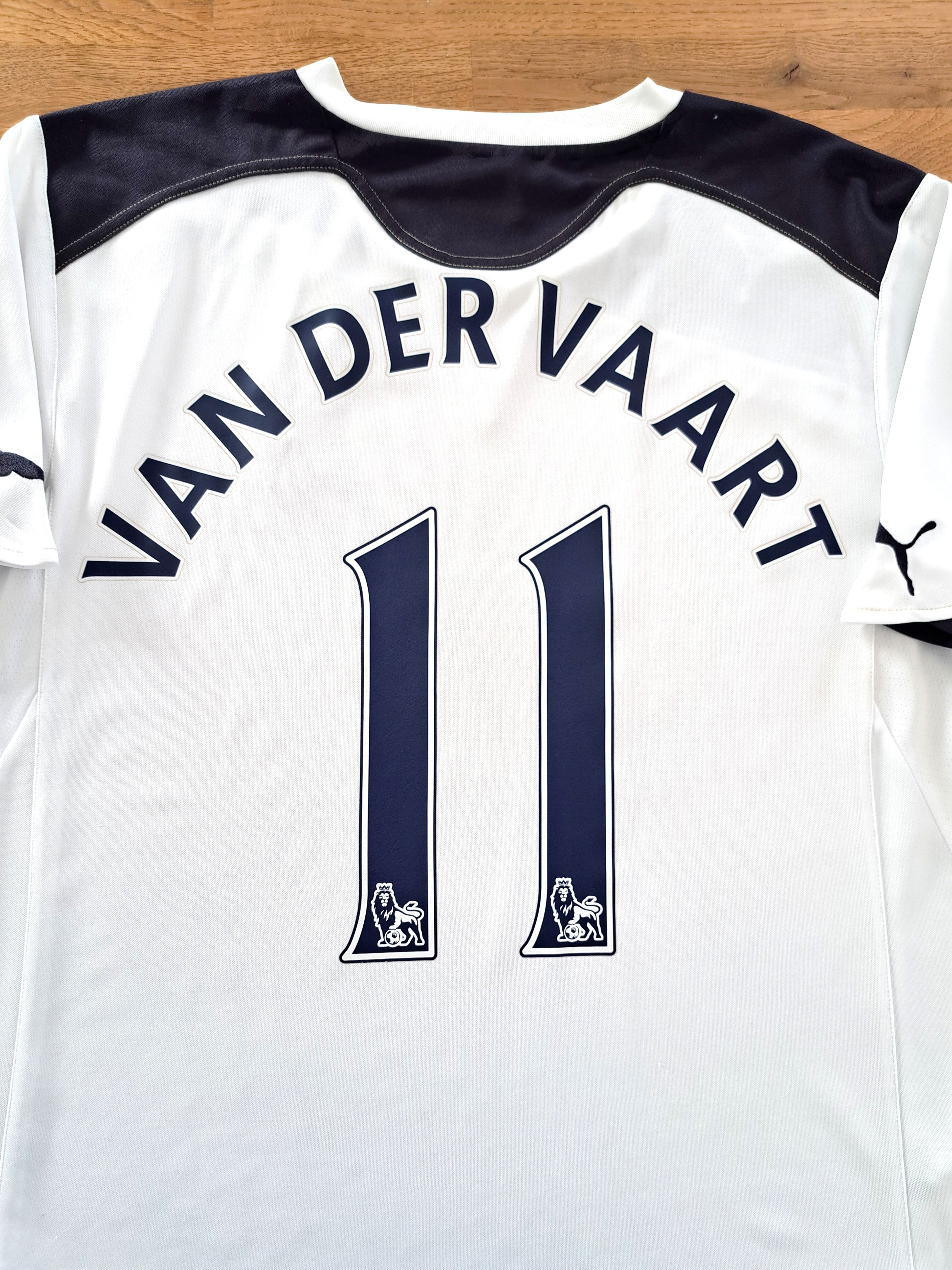 2010/11 Tottenham Home Premier League Football Shirt Van Der Vaart #11