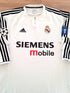 2003/04 Real Madrid Home Champions League Long Sleeve Football Shirt