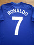 2008/09 Man Utd 3rd Football Shirt Ronaldo #7