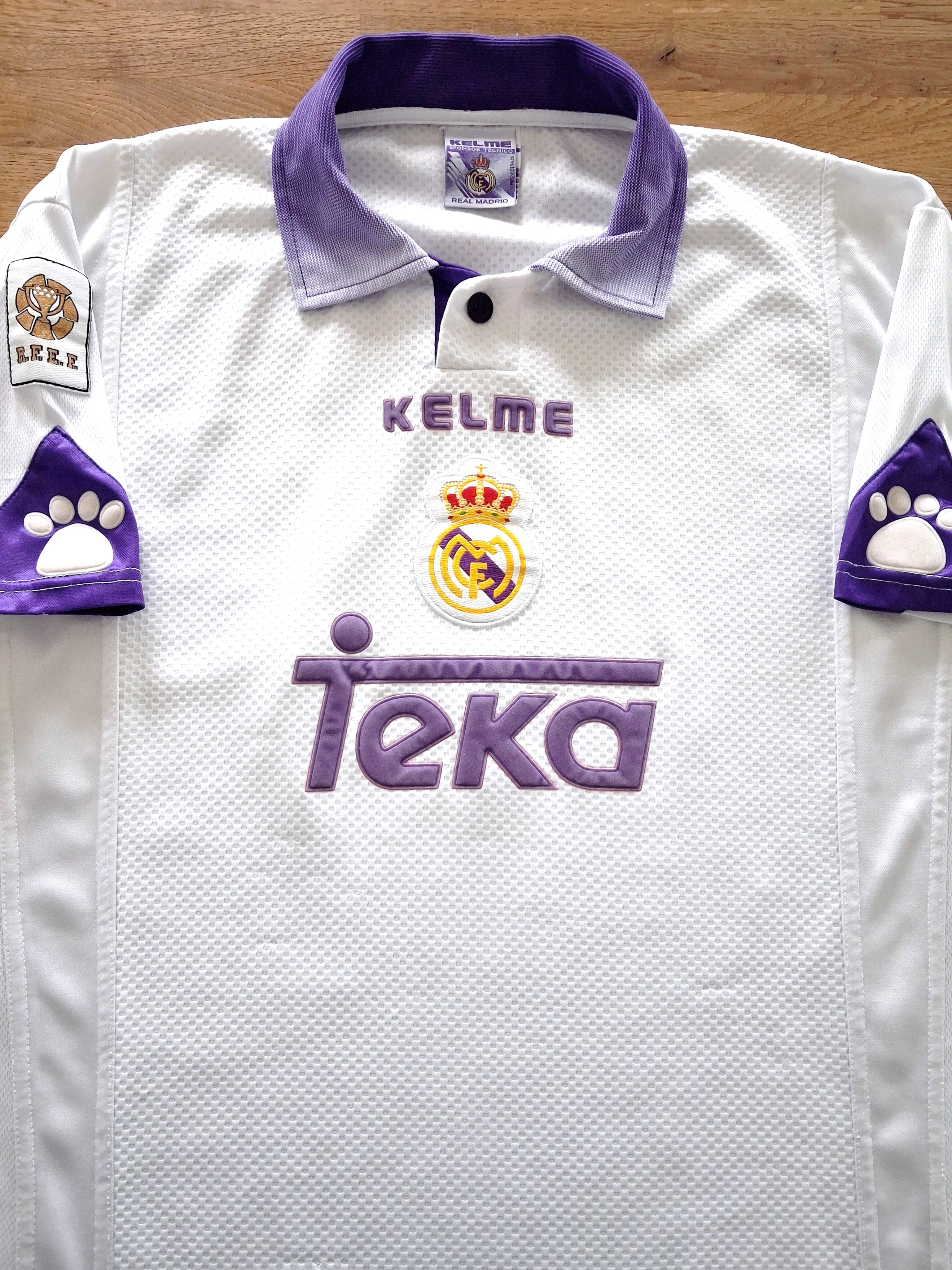1997/98 Real Madrid Home La Liga Football Shirt