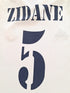 2002 Real Madrid Home La Liga Centenary Football Shirt Zidane #5 (M)