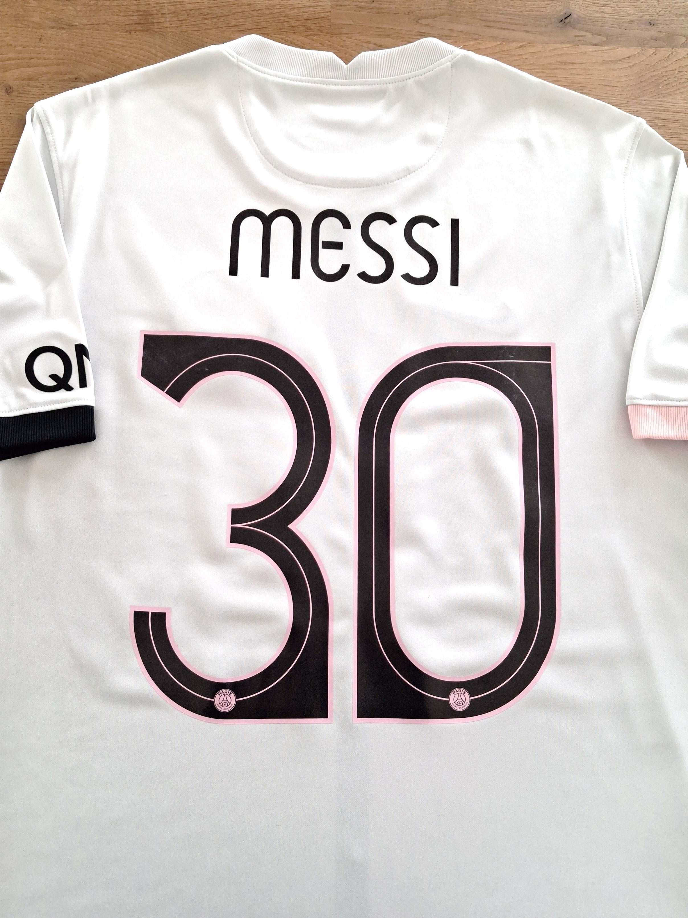 2021/22 PSG Away Football Shirt Messi #30