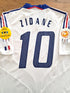 2004 France Away European Championship Football Shirt Zidane #10