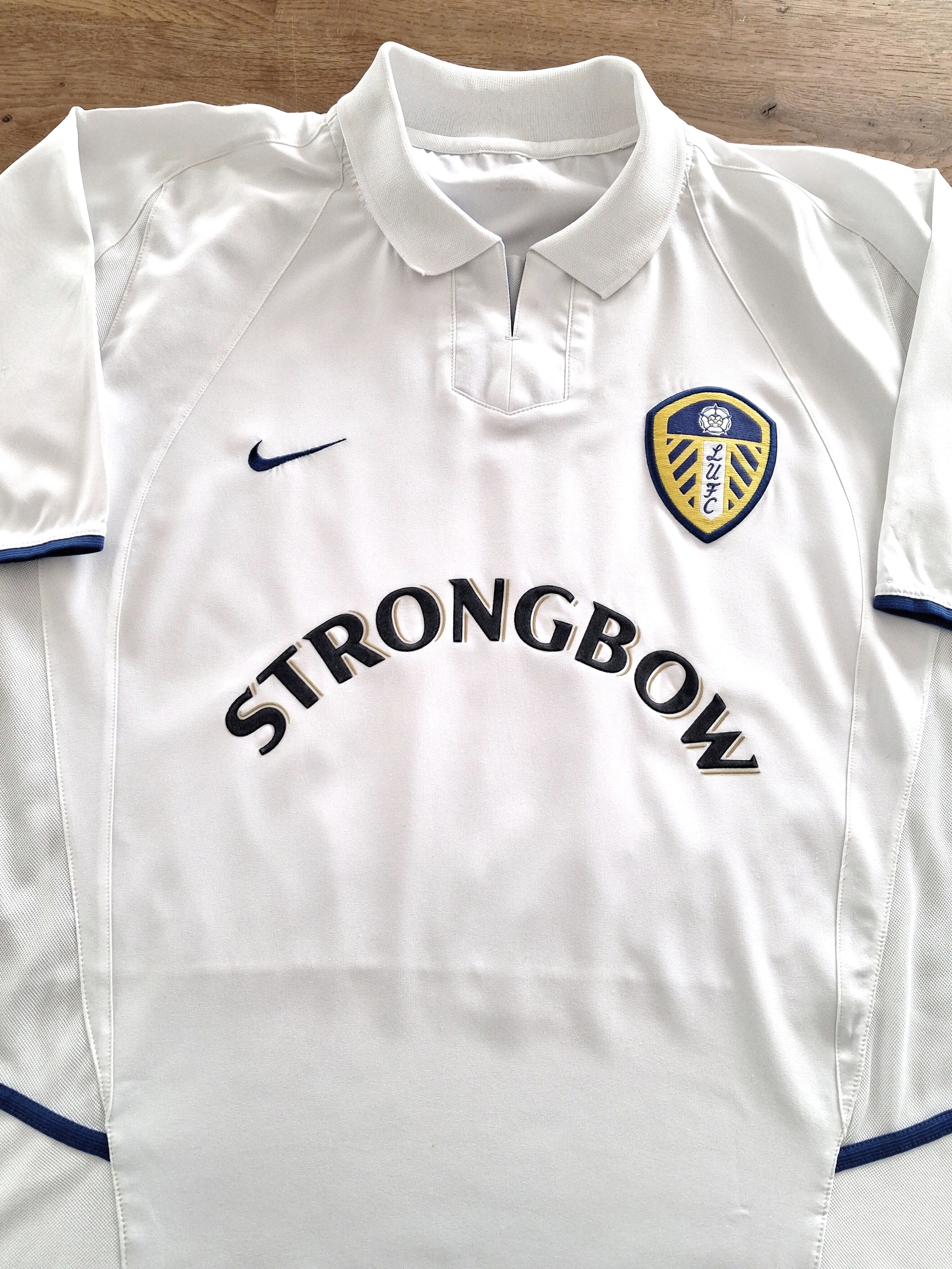 2002/03 Leeds United Home Football Shirt