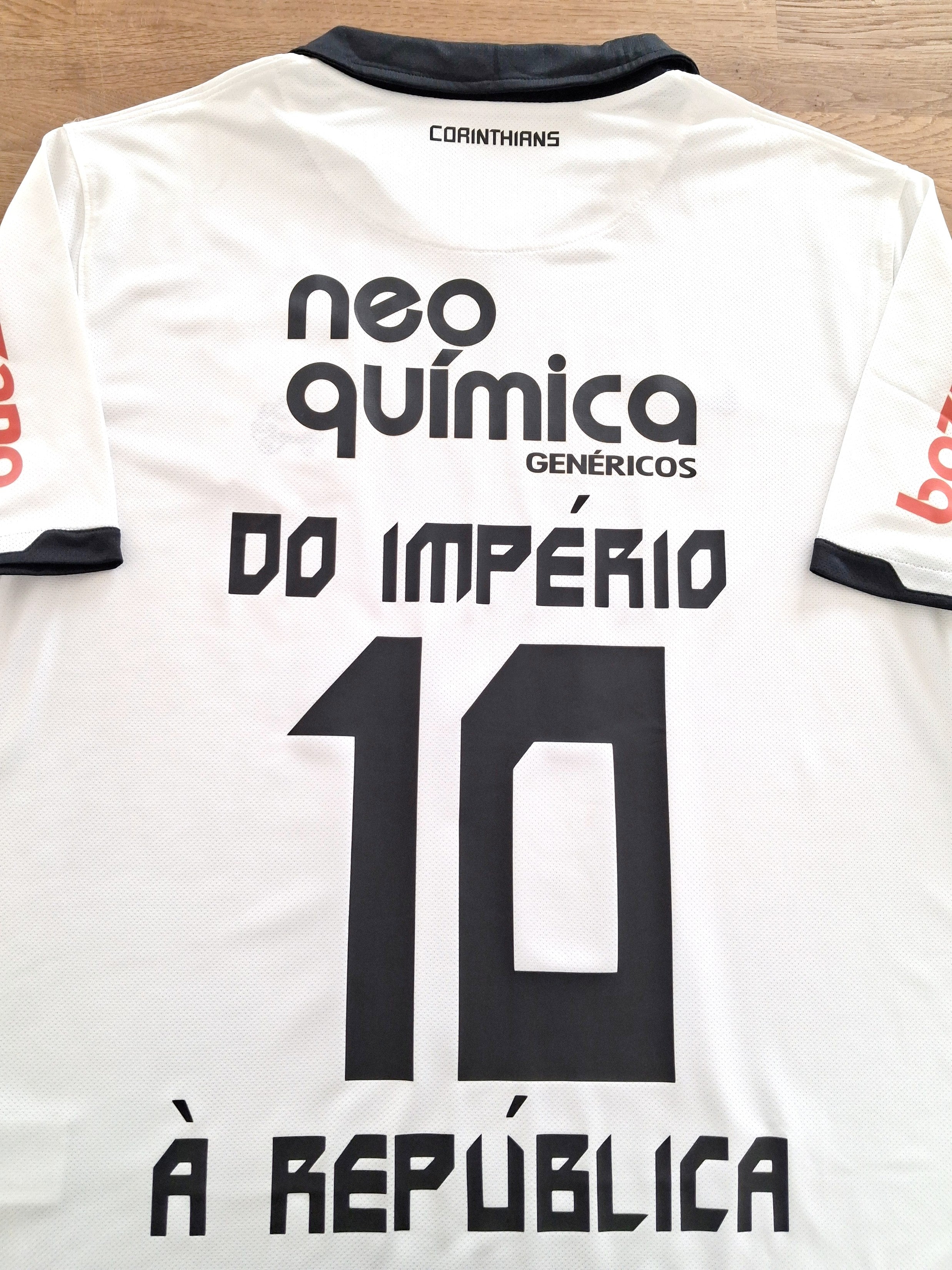 2011 Corinthians Home Football Shirt Do Império Á República #10