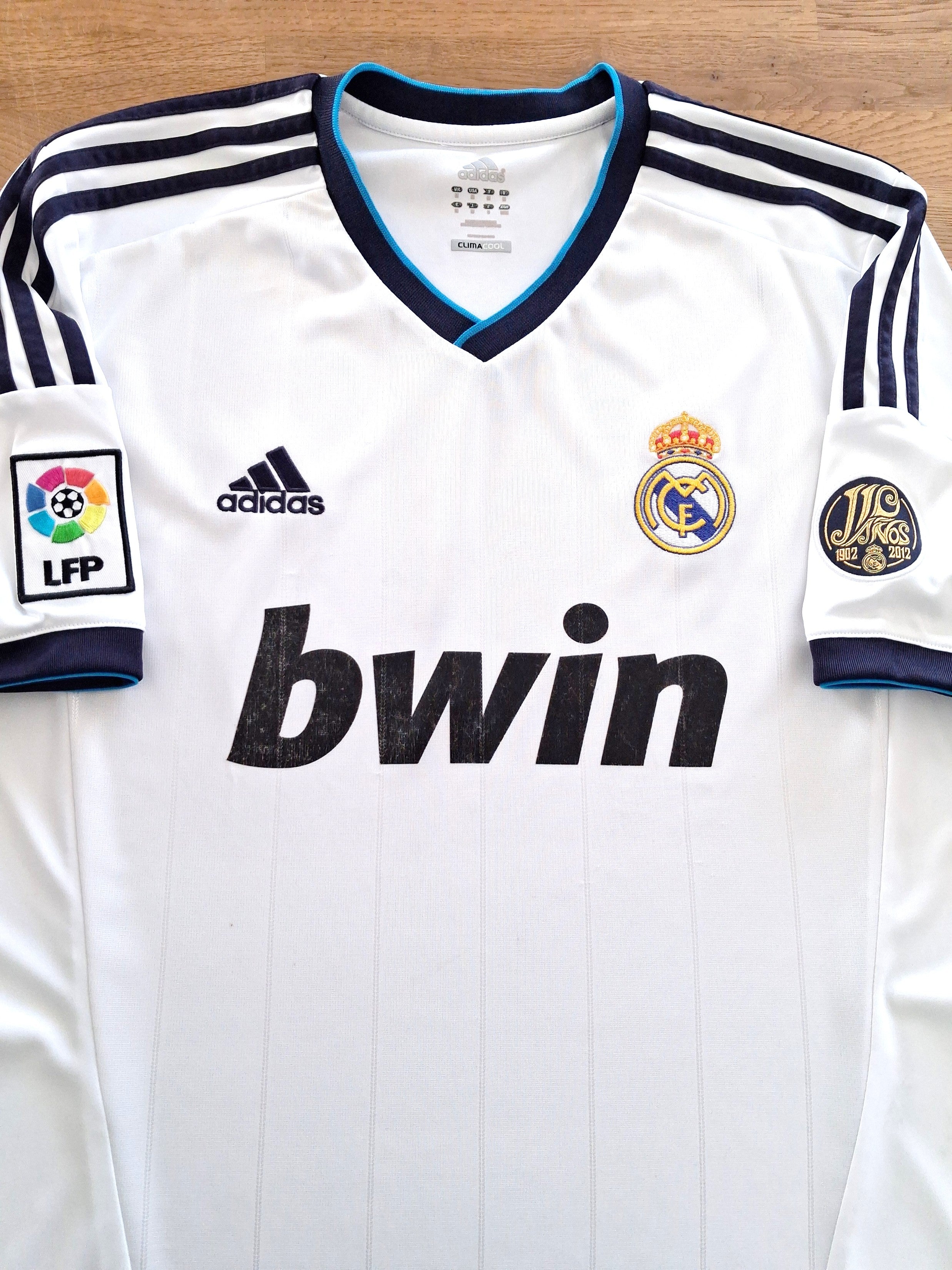 2012/13 Real Madrid Home La Liga Football Shirt