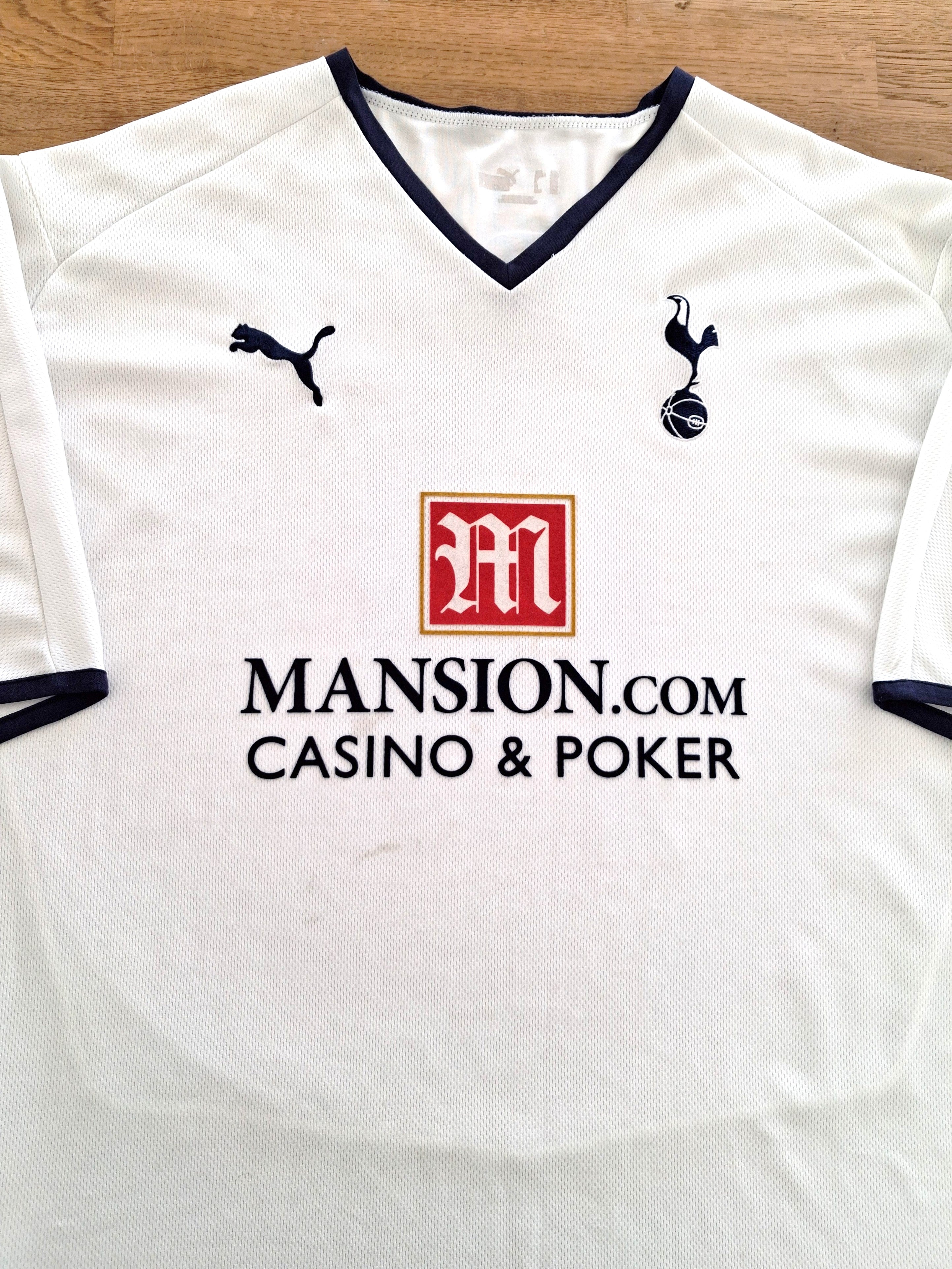 2008/09 Tottenham Home Premier League Football Shirt