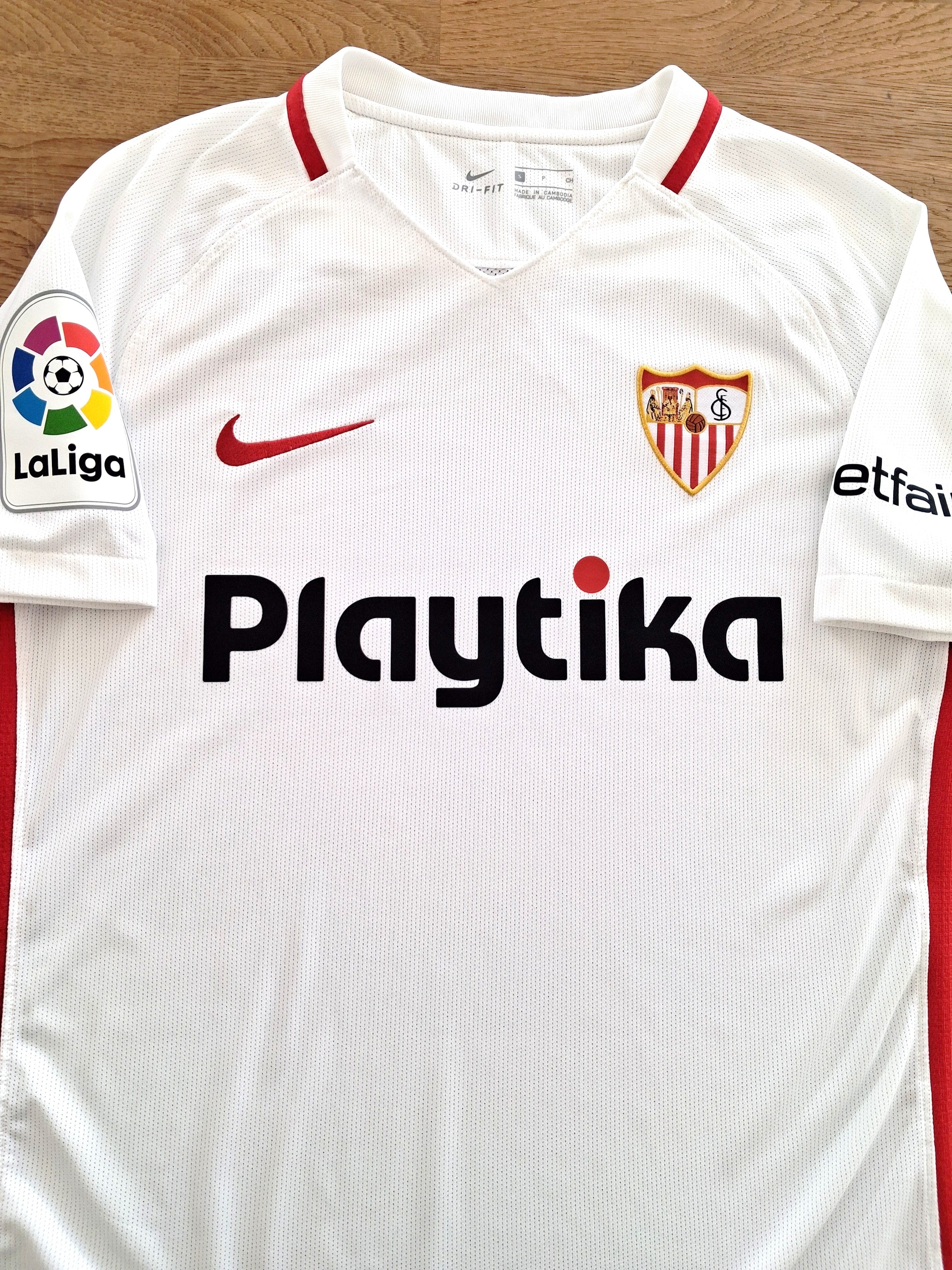2018/19 Sevilla Home La Liga Football Shirt