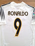 2004/05 Real Madrid Home La Liga Football Shirt Ronaldo #9