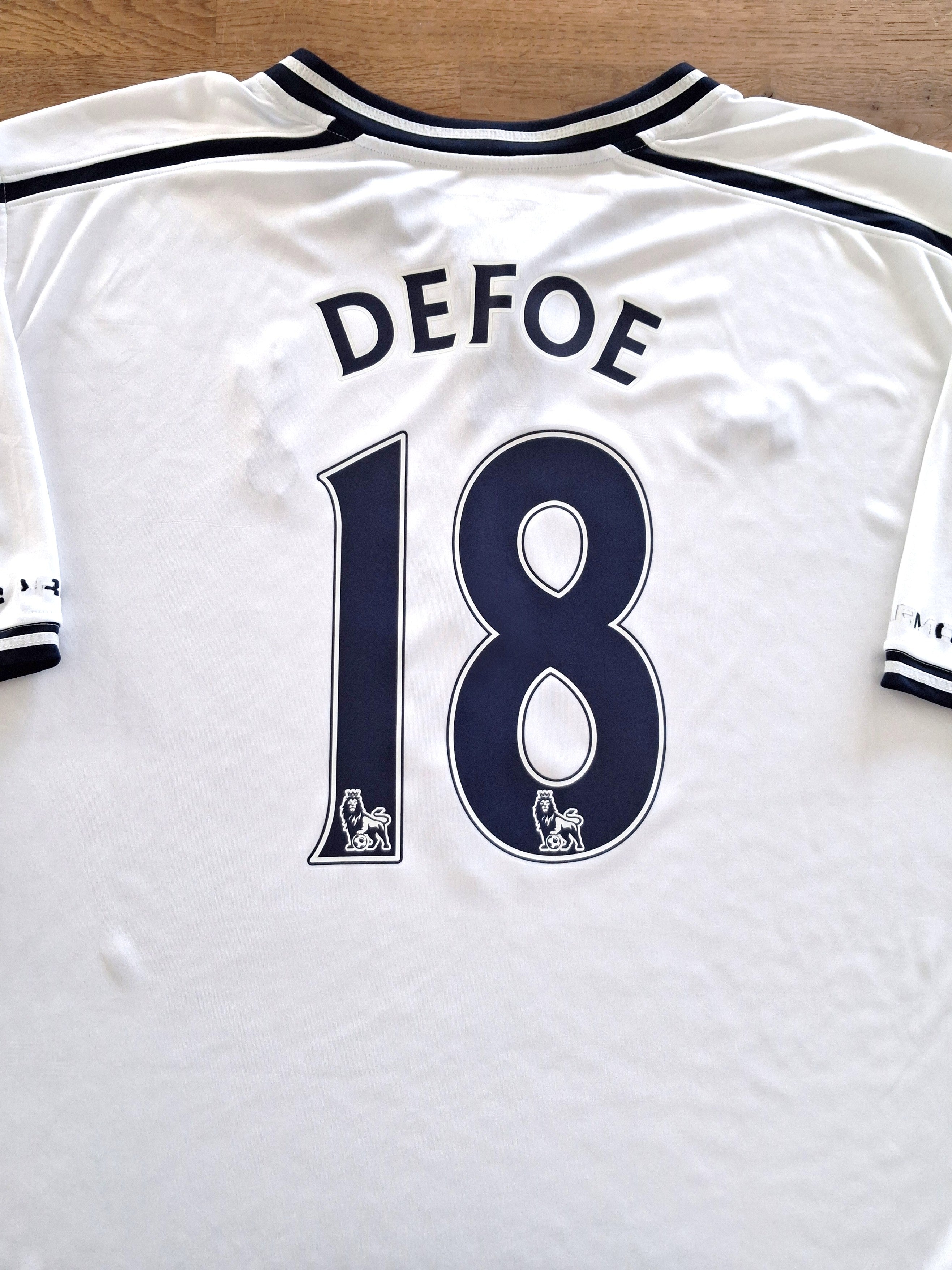 2013/14 Tottenham Home Premier League Football Shirt Defoe #18