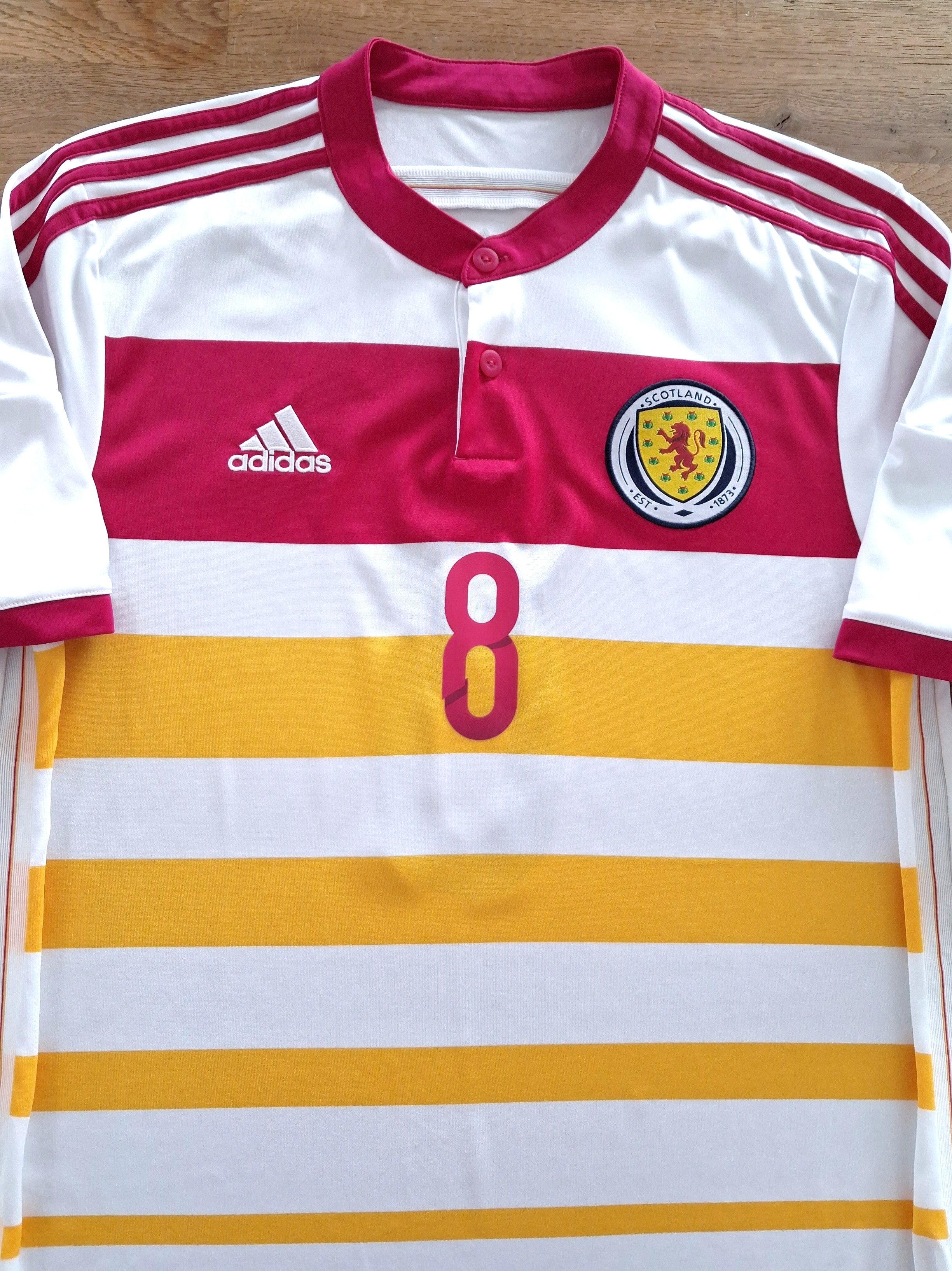 2014/15 Scotland Away Football Shirt Brown #8