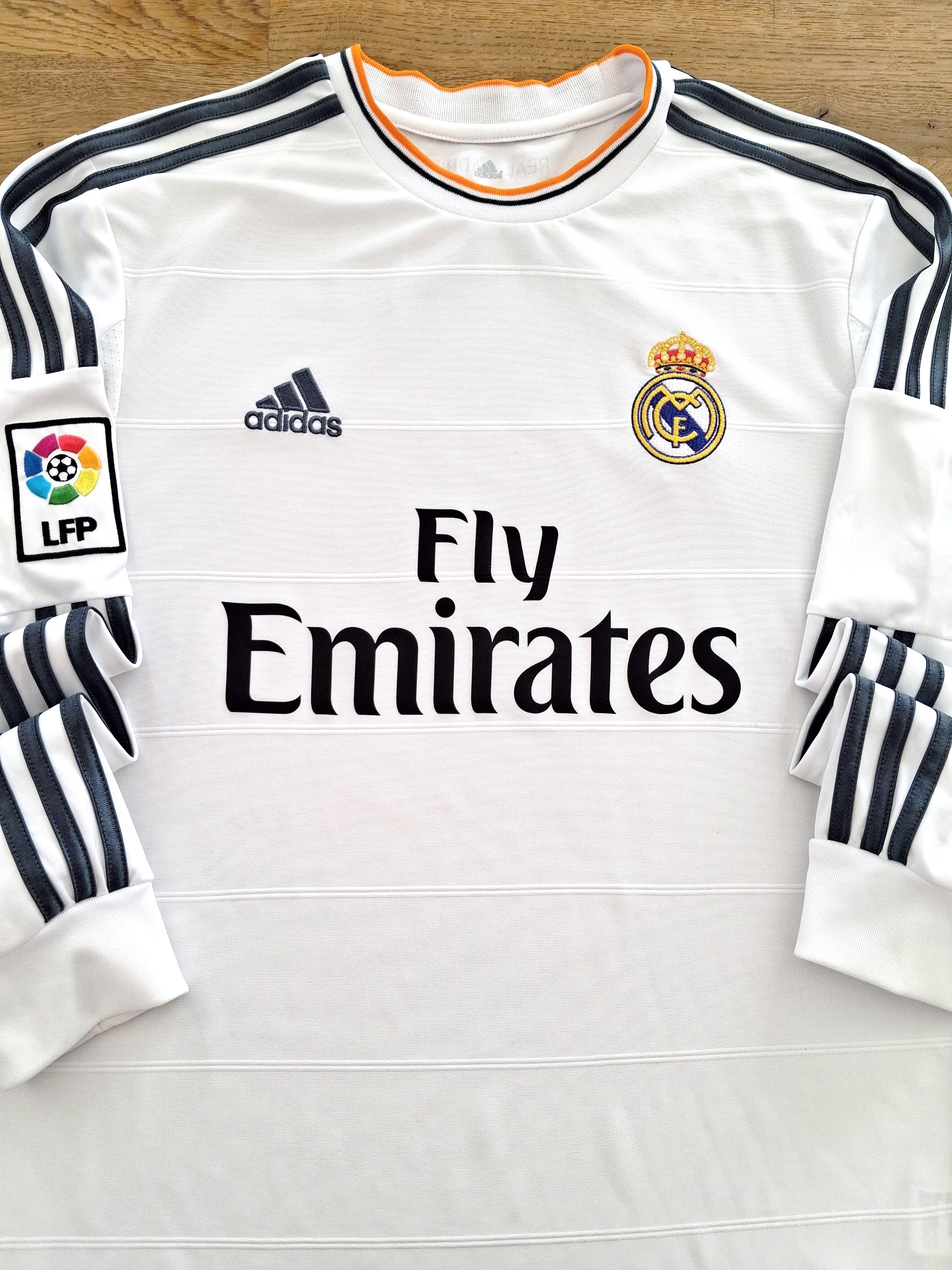 2013/14 Real Madrid Home La Liga Long Sleeve Football Shirt