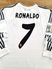 2013/14 Real Madrid Home La Liga Long Sleeve Football Shirt Ronaldo #7
