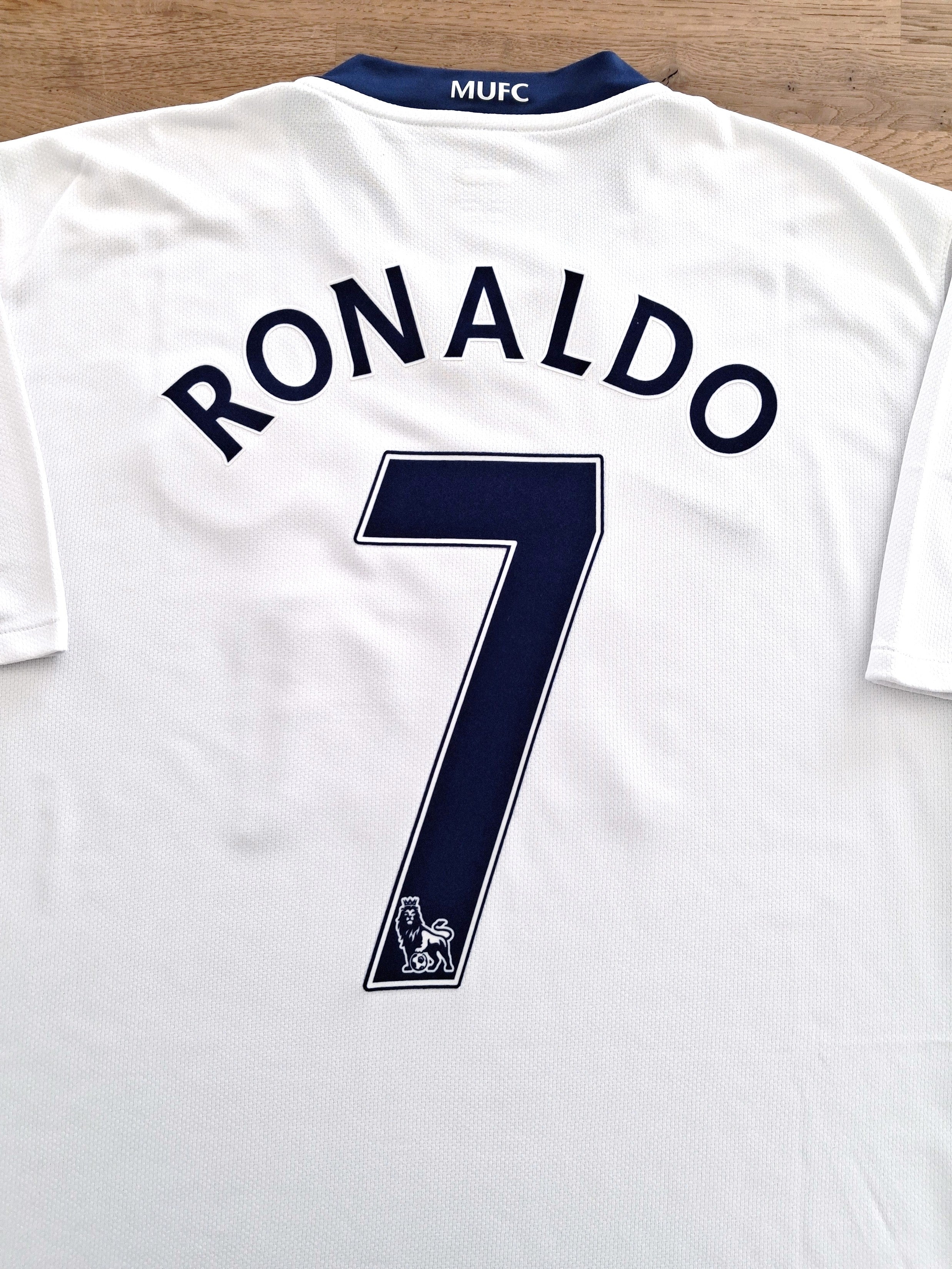 2008/09 Man Utd Away Premier League Football Shirt Ronaldo #7