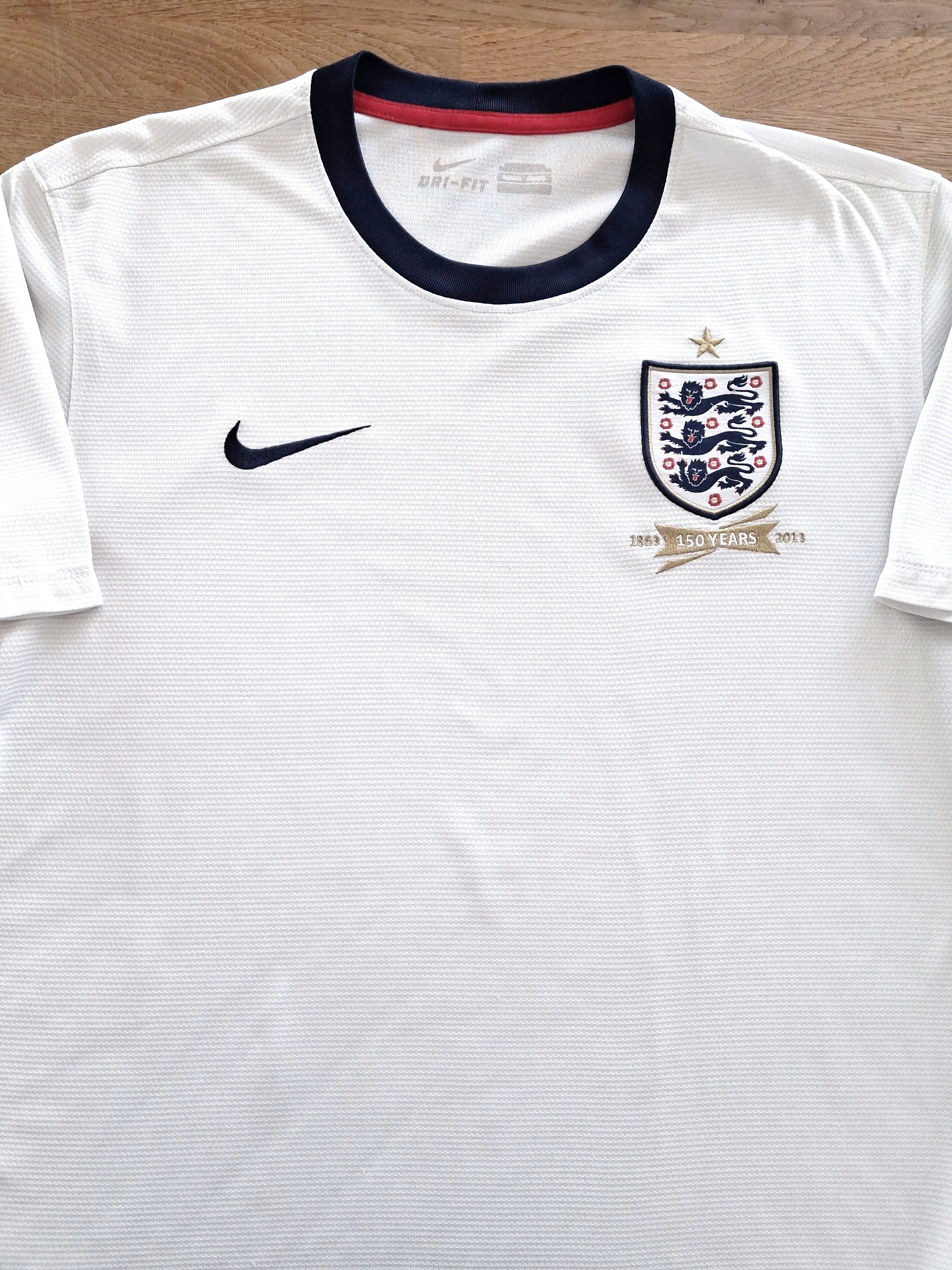 2013 England Home 150th Anniversary Football Shirt