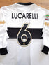2013/14 Parma Home Serie A Long Sleeve Football Shirt Lucarelli #6