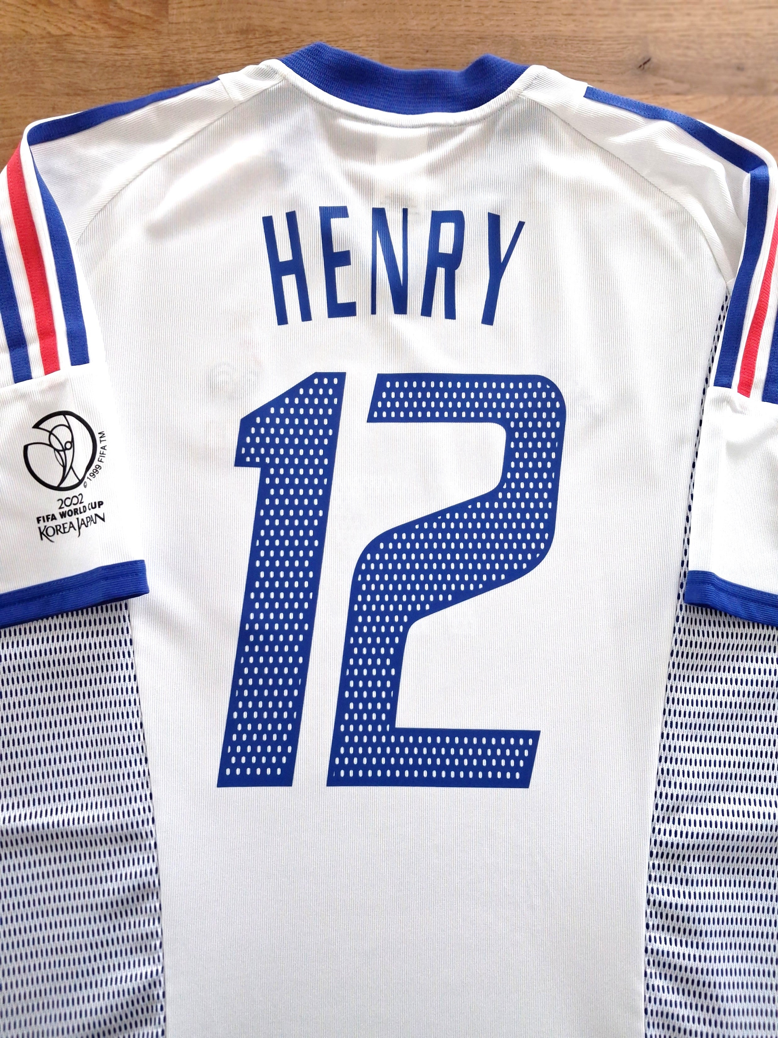 2002 France Away World Cup Shirt Henry #12