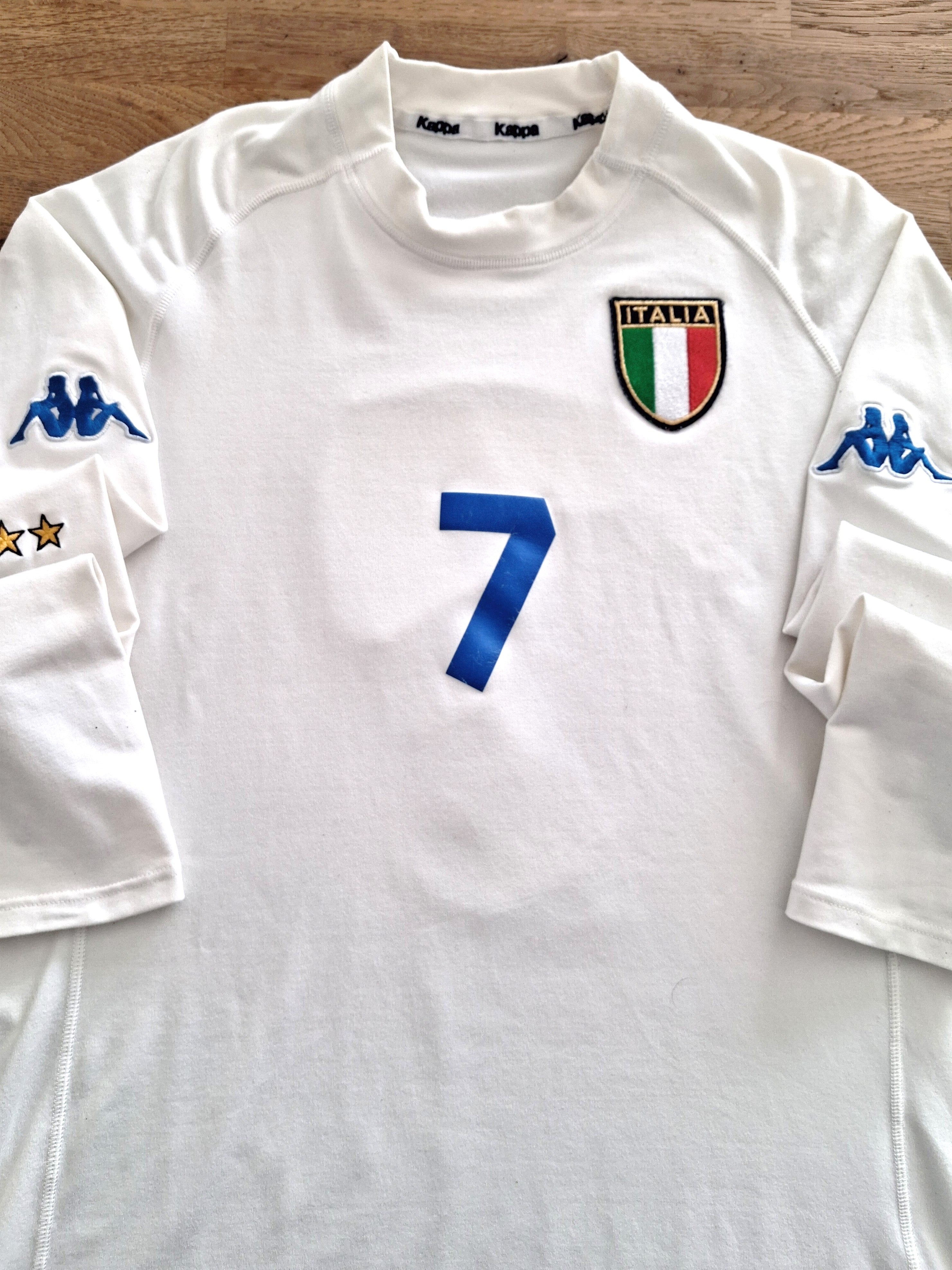 2000/01 Italy Away Long Sleeve Football Shirt #7