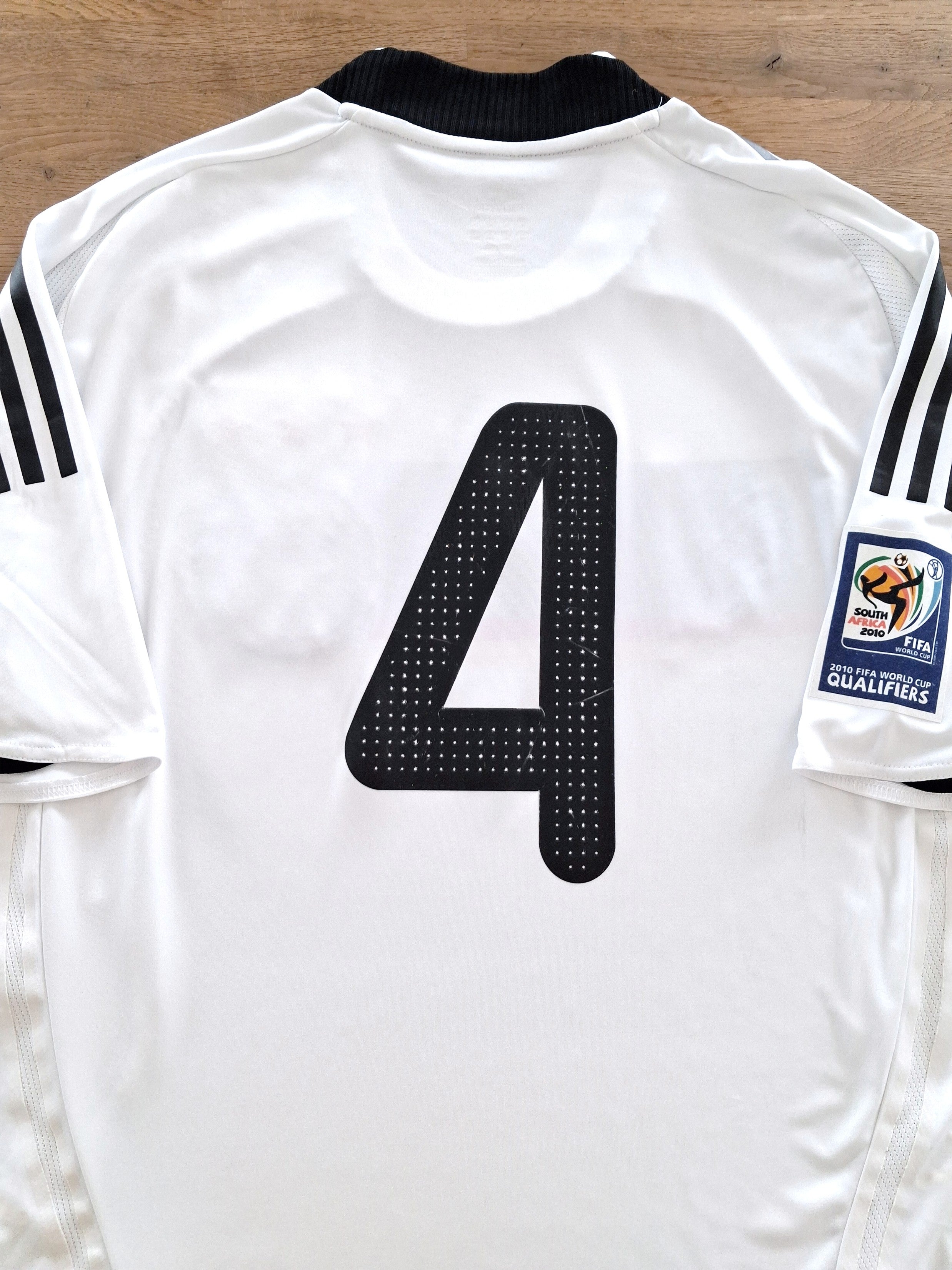 2008/09 Germany Home World Cup Qualifiers Formotion Football Shirt #4