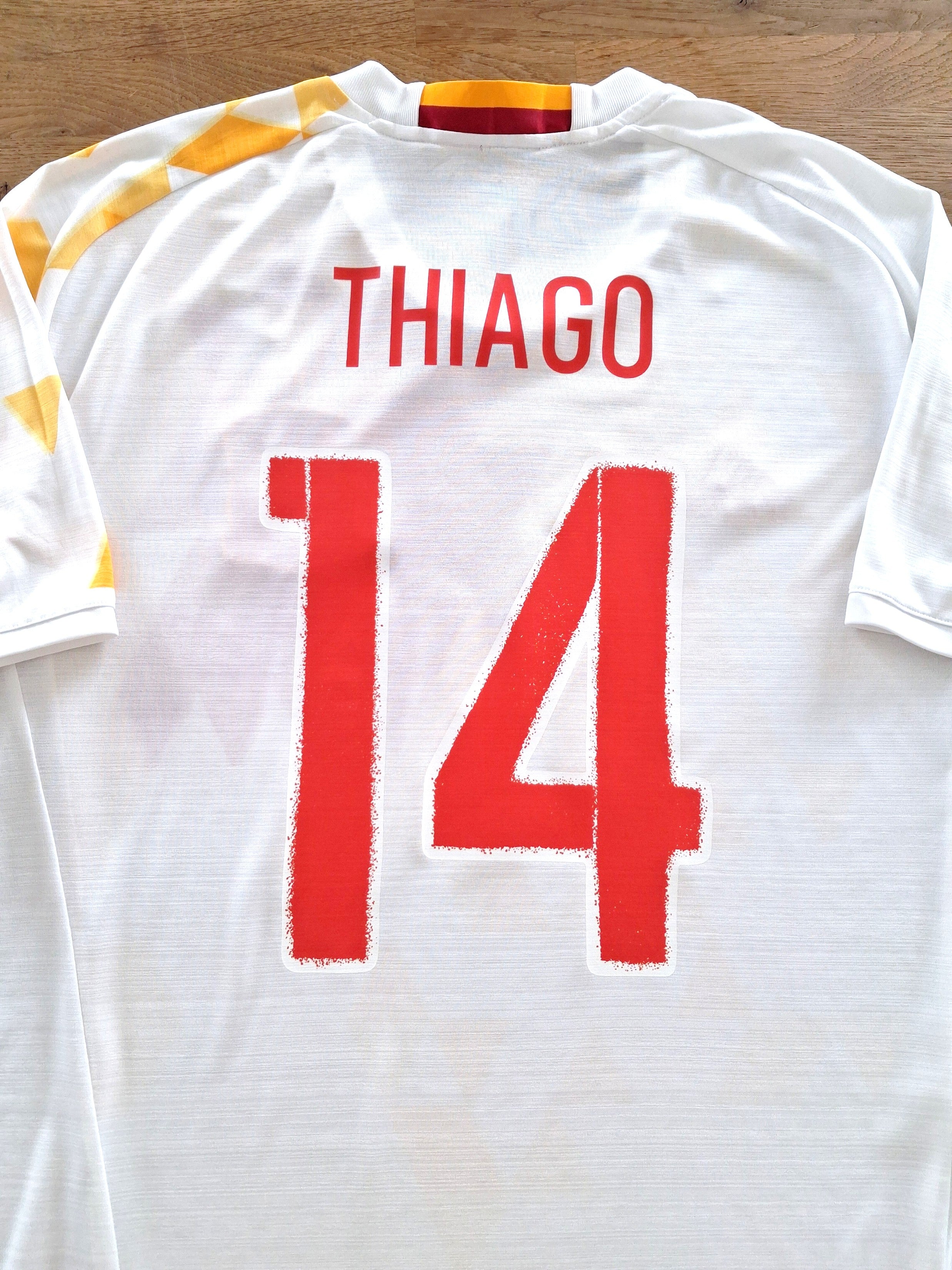 2016/17 Spain Away Football Shirt Thiago #14