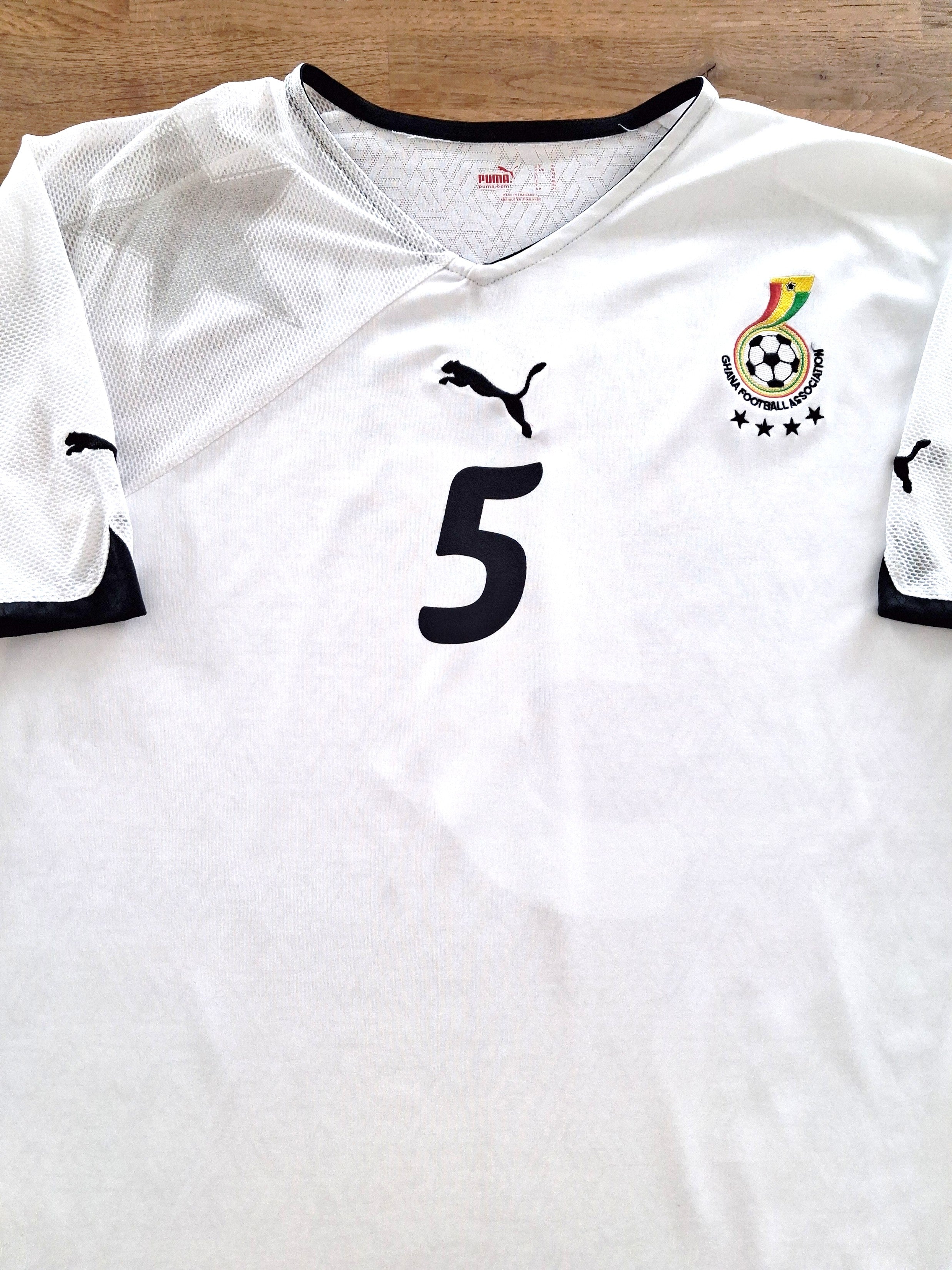 2010/11 Ghana Home Football Shirt Essien #5