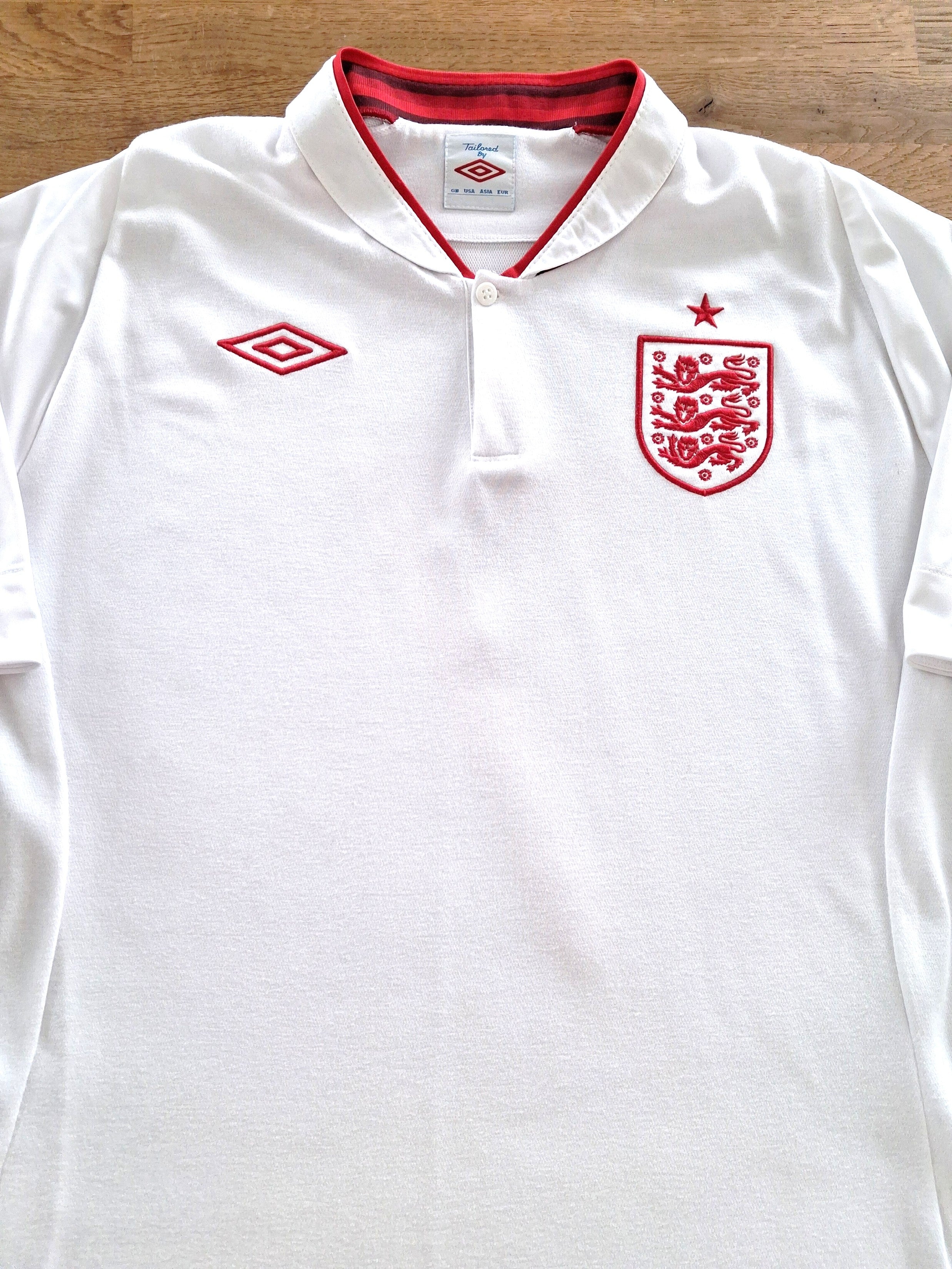 2012/13 England Home Football Shirt