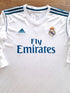 2018 Real Madrid Home Long Sleeve Football Shirt