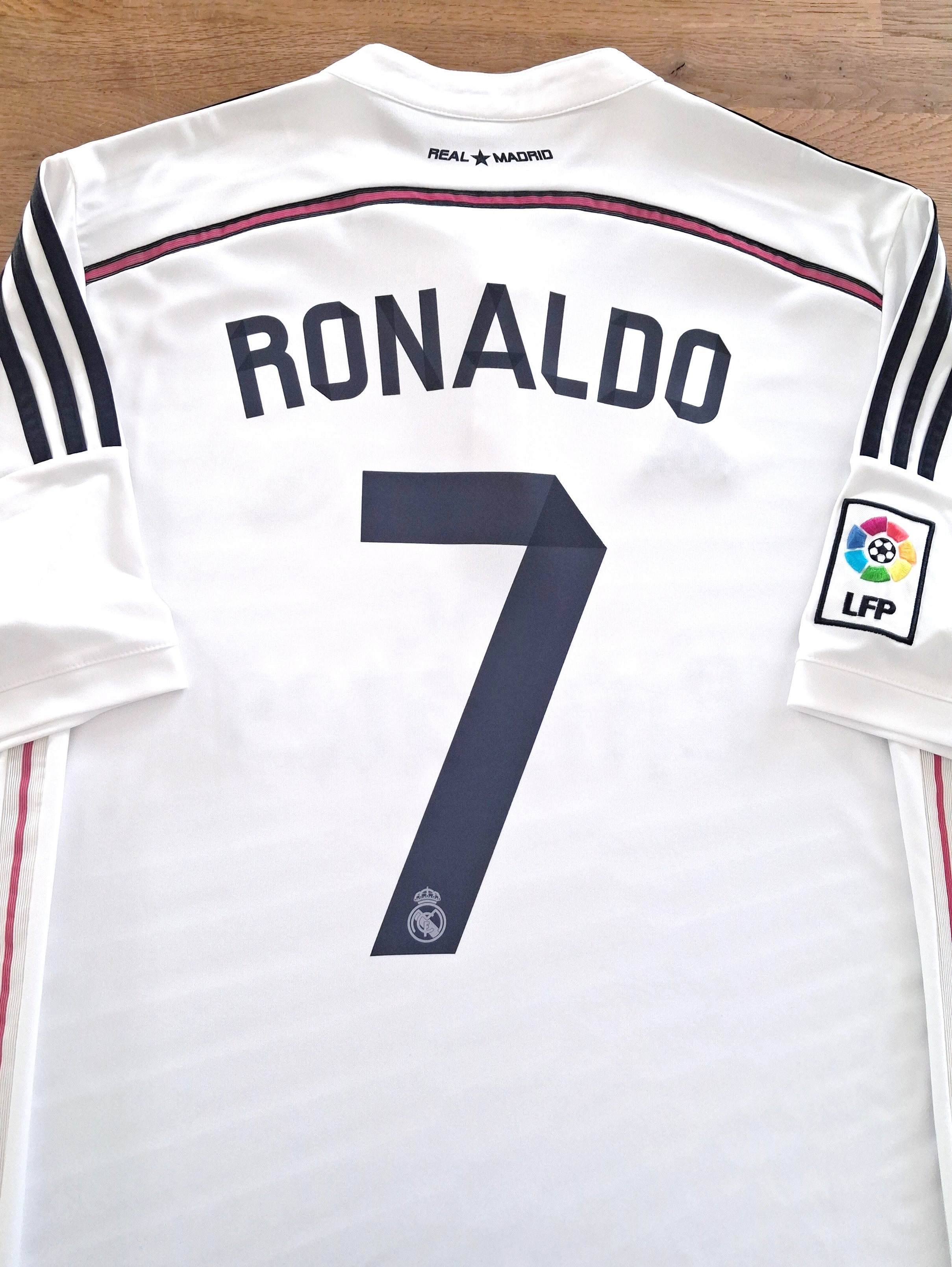 2014/15 Real Madrid Home La Liga Football Shirt Ronaldo #7