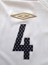 2007/08 England Home Football Shirt Gerrard #4 (XL)