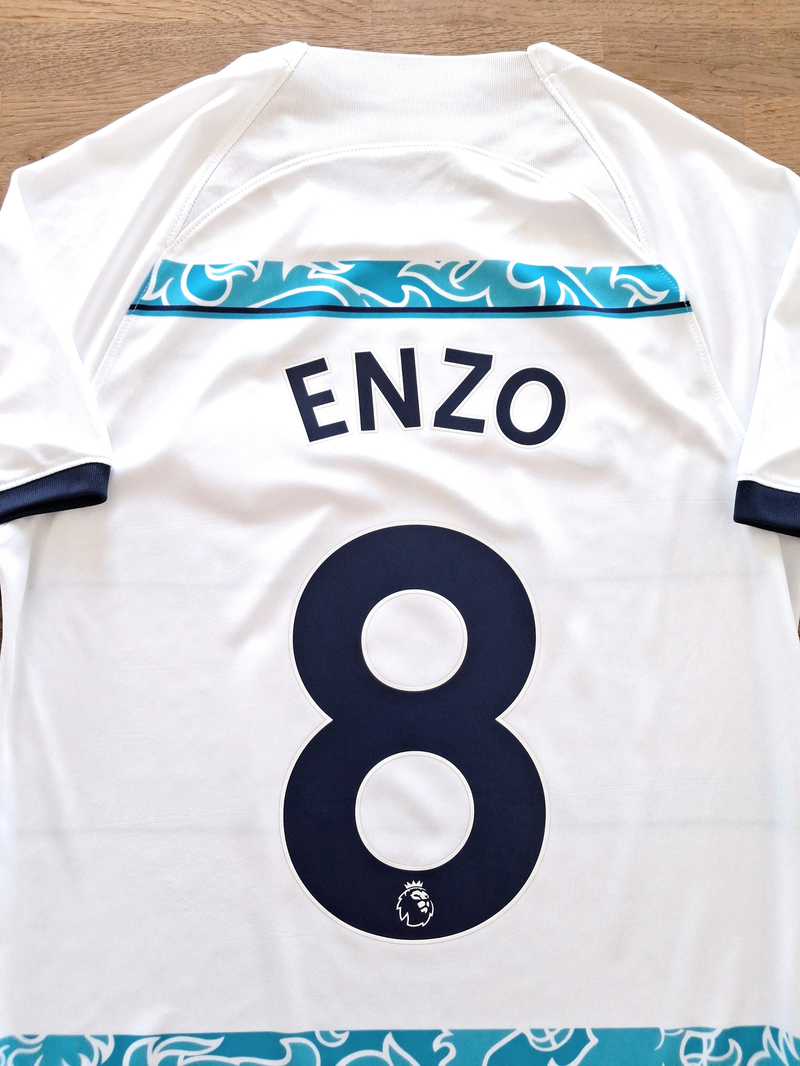 2022/23 Chelsea Away Premier League Football Shirt Enzo #8