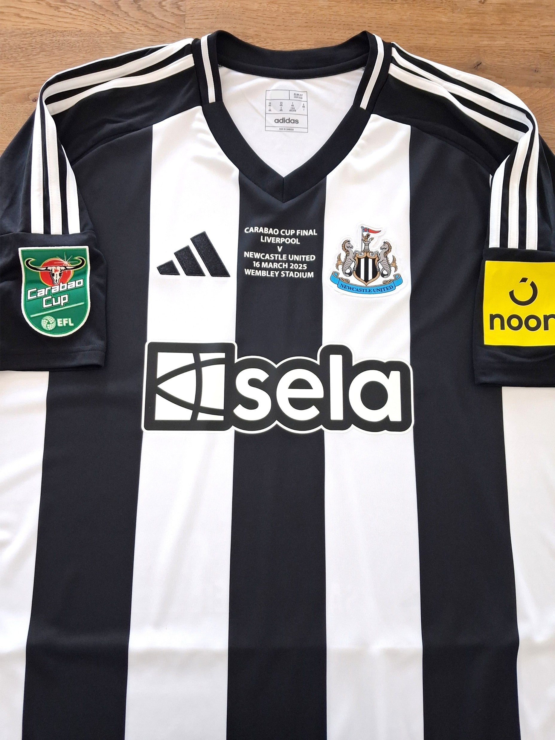 2025 Newcastle United Home Carabao Cup Final Football Shirt