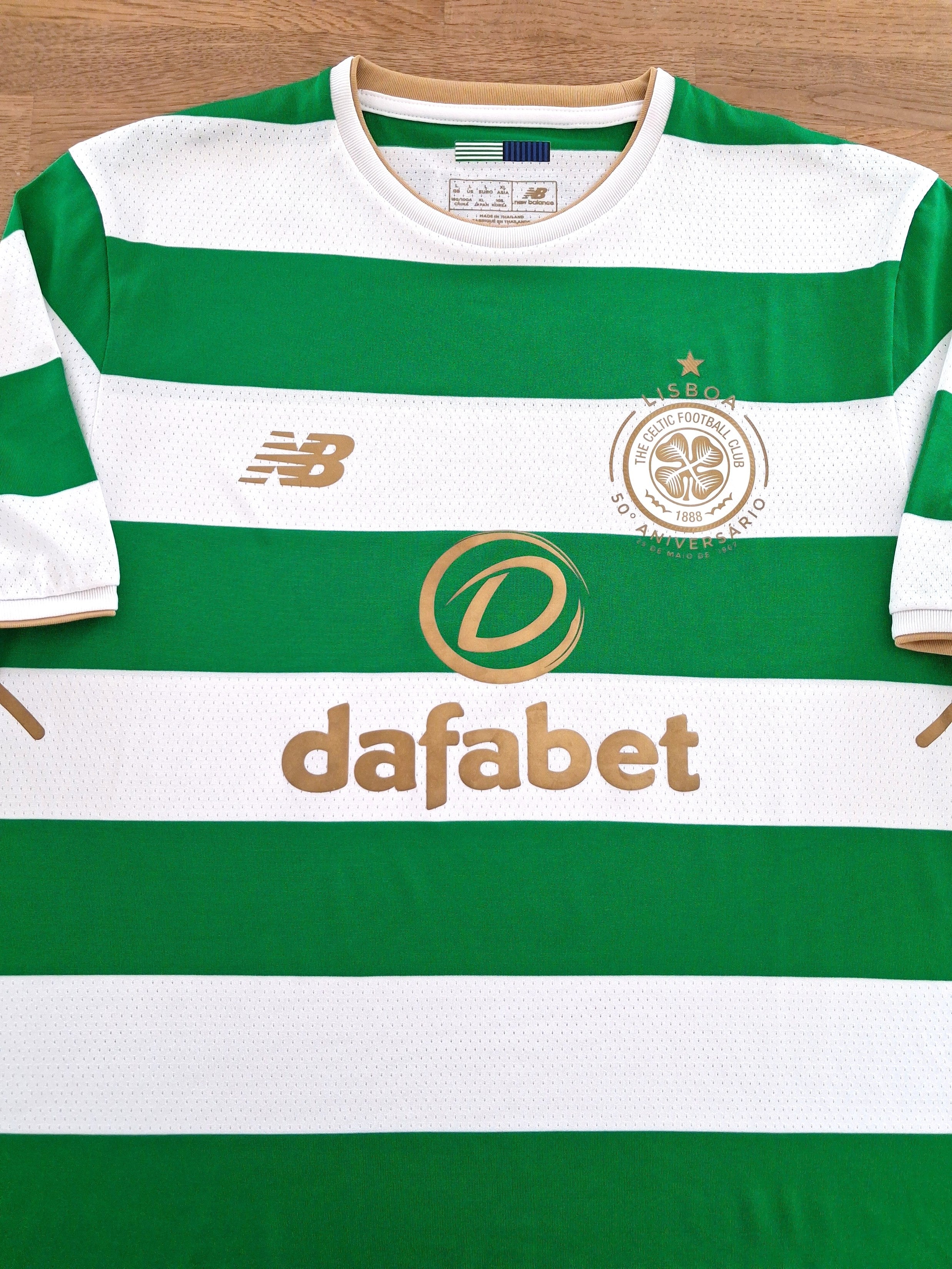 2017/18 Celtic Home 'Lisbon Lions 50th Anniversary' Football Shirt