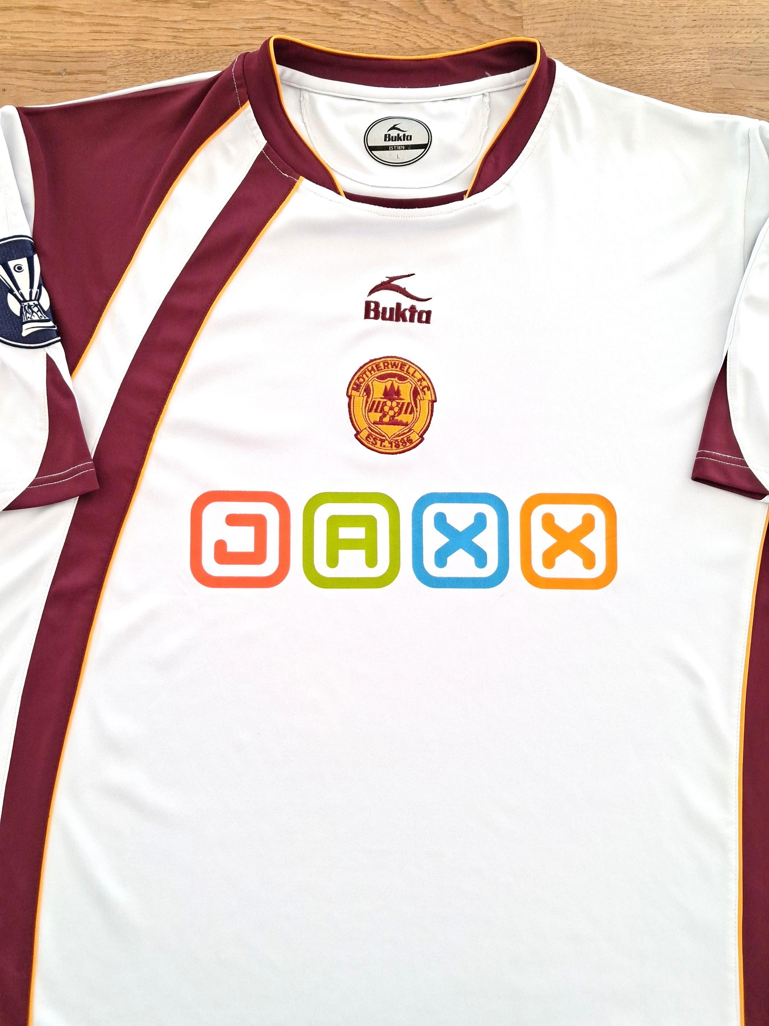 2008/09 Motherwell Away UEFA Cup Football Shirt