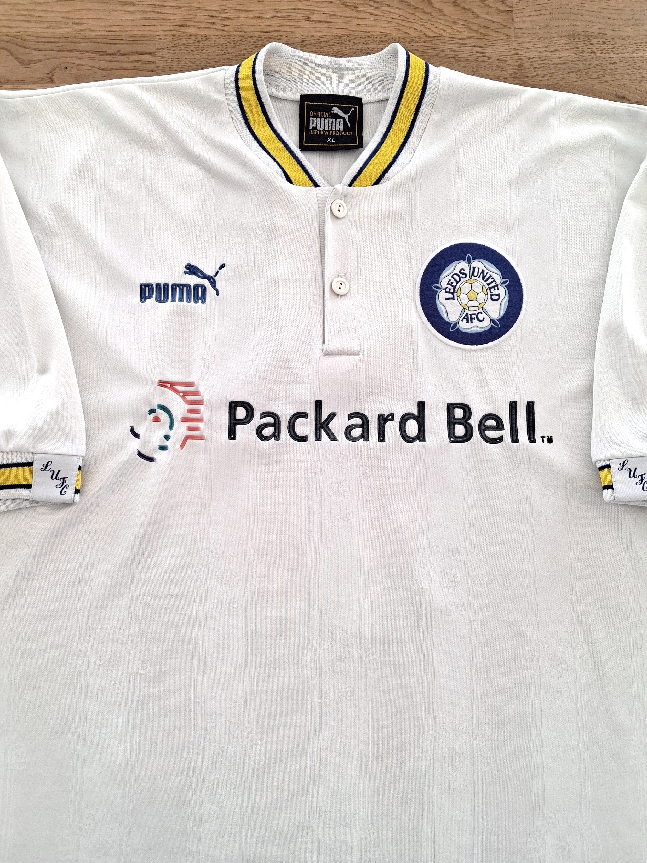 1996/97 Leeds United Home Football Shirt