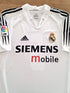 2004/05 Real Madrid Home La Liga Football Shirt Zidane #5
