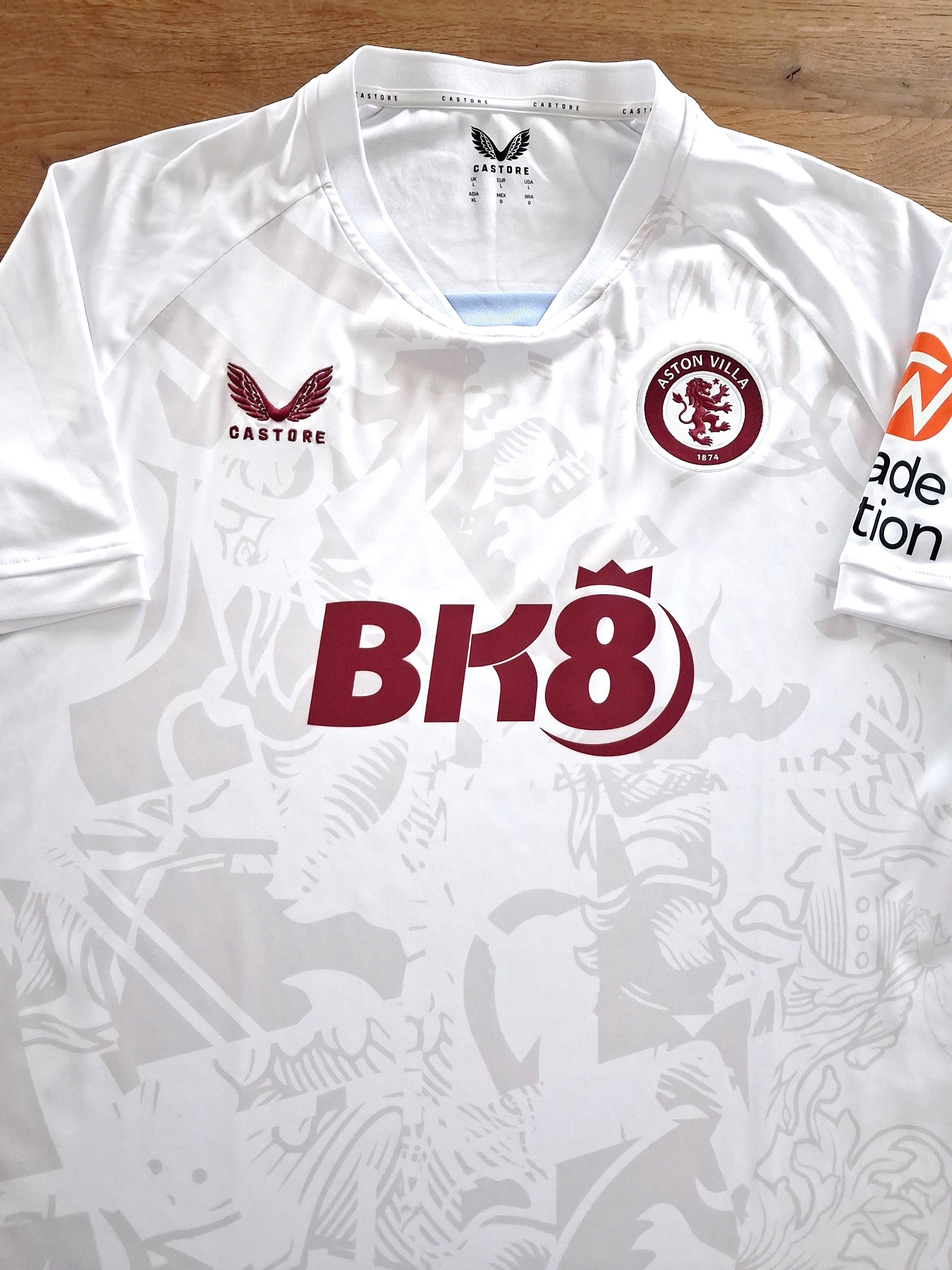 2023/24 Aston Villa Away Football Shirt