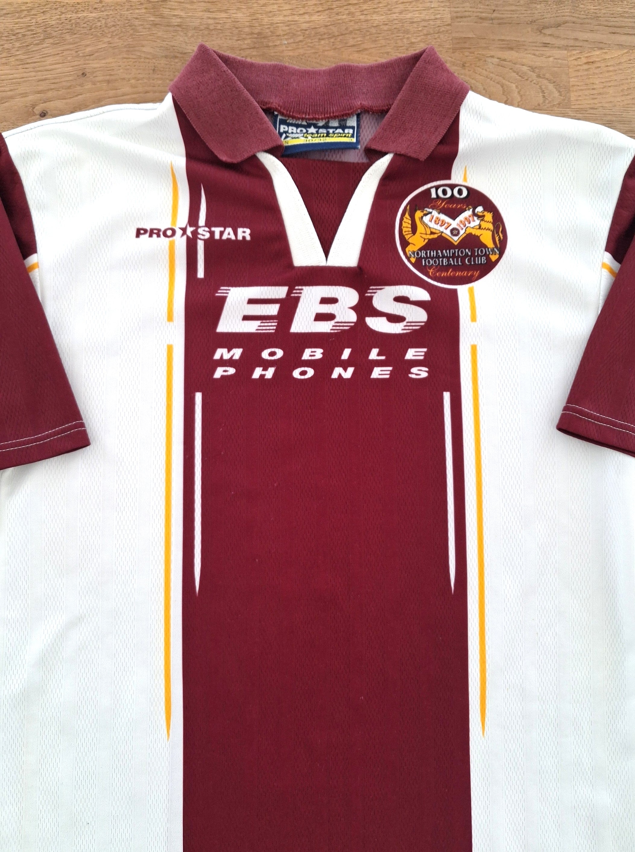 1997/98 Northampton Town Home Centenary Football Shirt