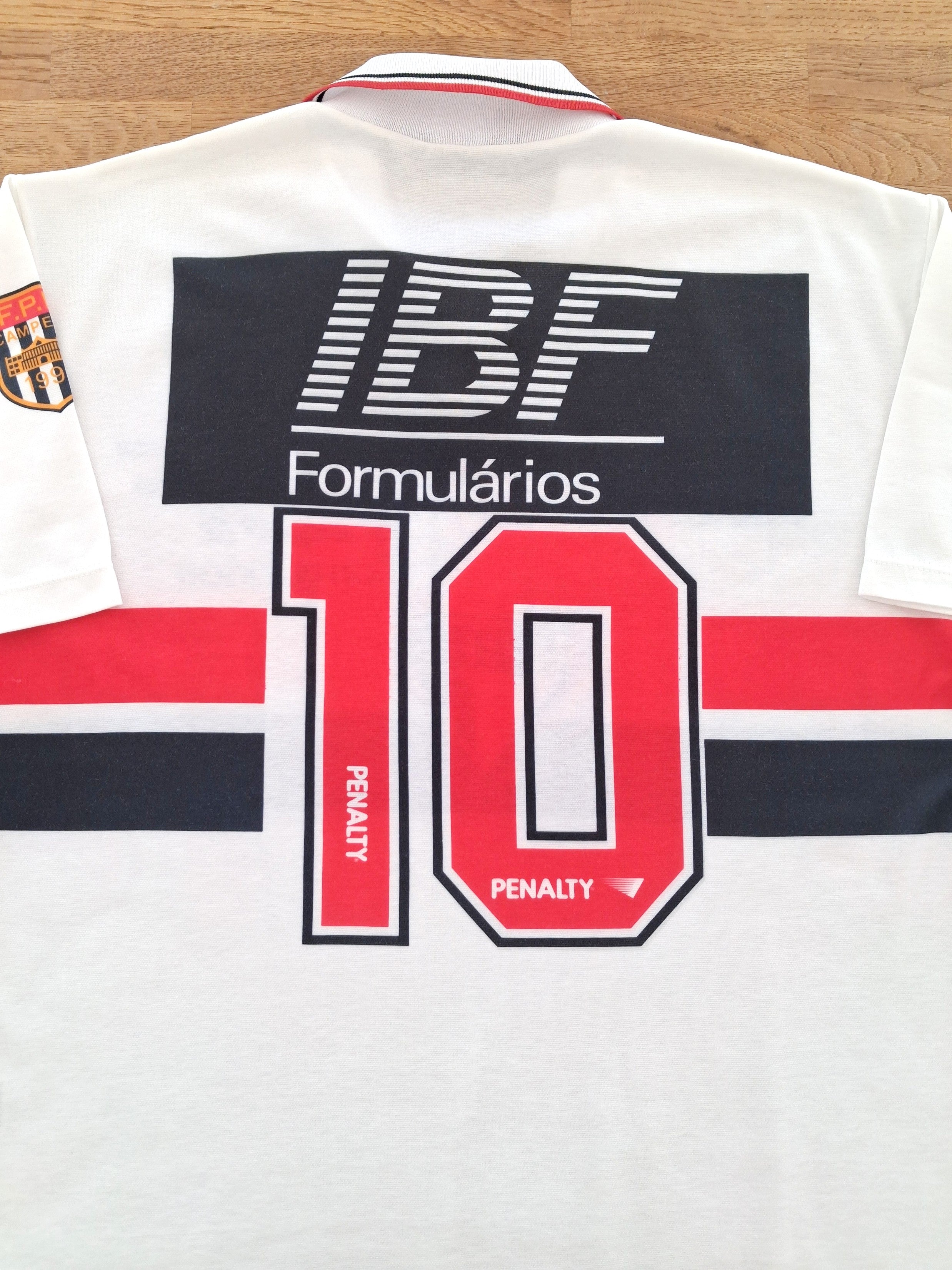 1991 Sao Paulo Home Football Shirt (Raí) #10